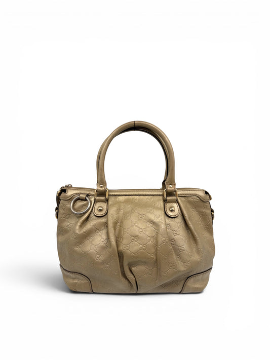 Gucci Guccissima Sukey Medium Shopper Gold