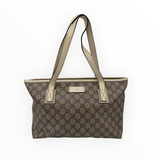 Gucci GG Supreme Handtasche Shopper Beige