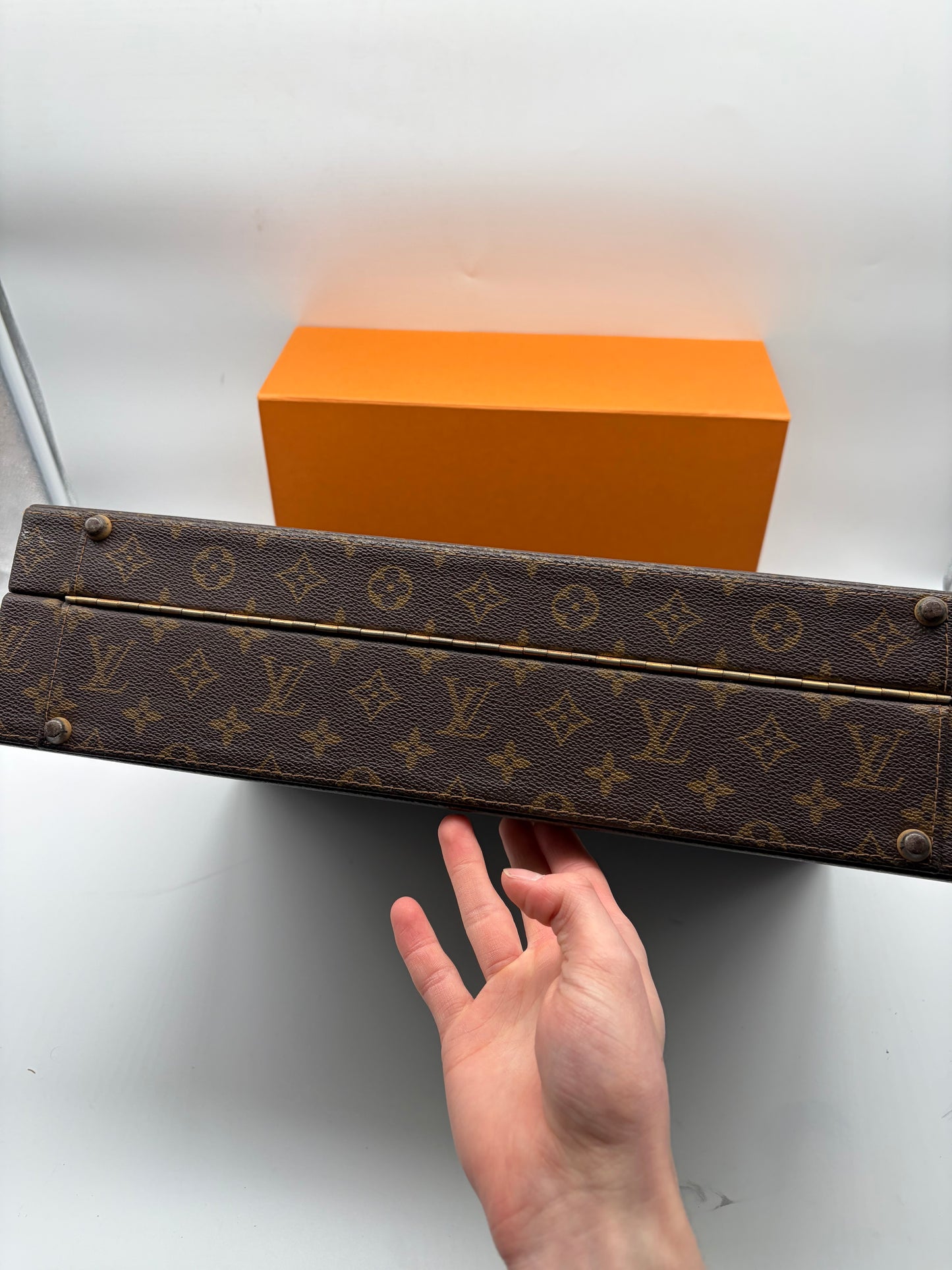 Louis Vuitton Crusher Trunk Monogram Koffer