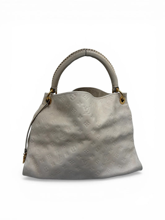 Louis Vuitton Artsy MM Empreinte Weiße Handtasche