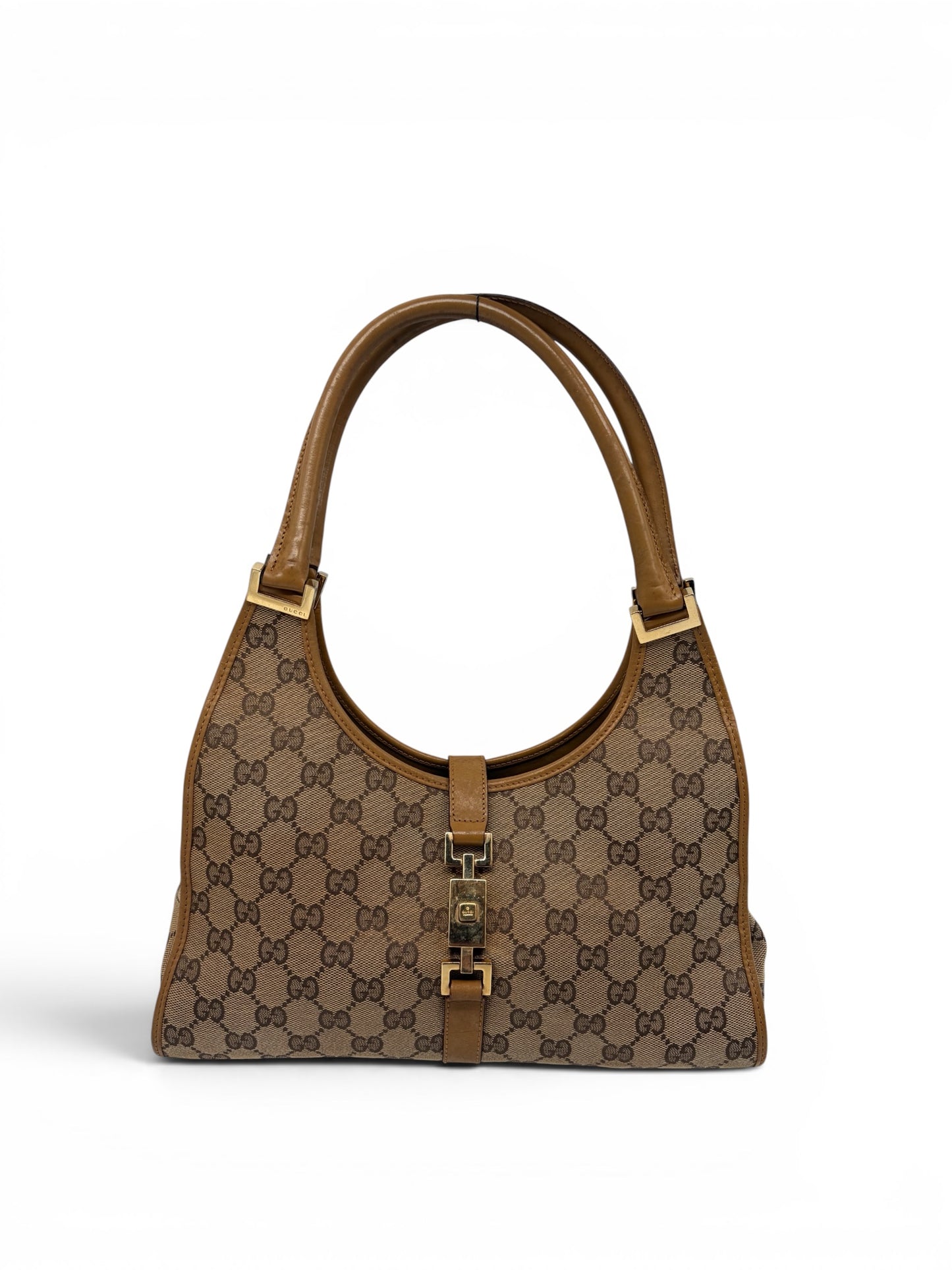 Gucci Jackie Bardot Handtasche beige