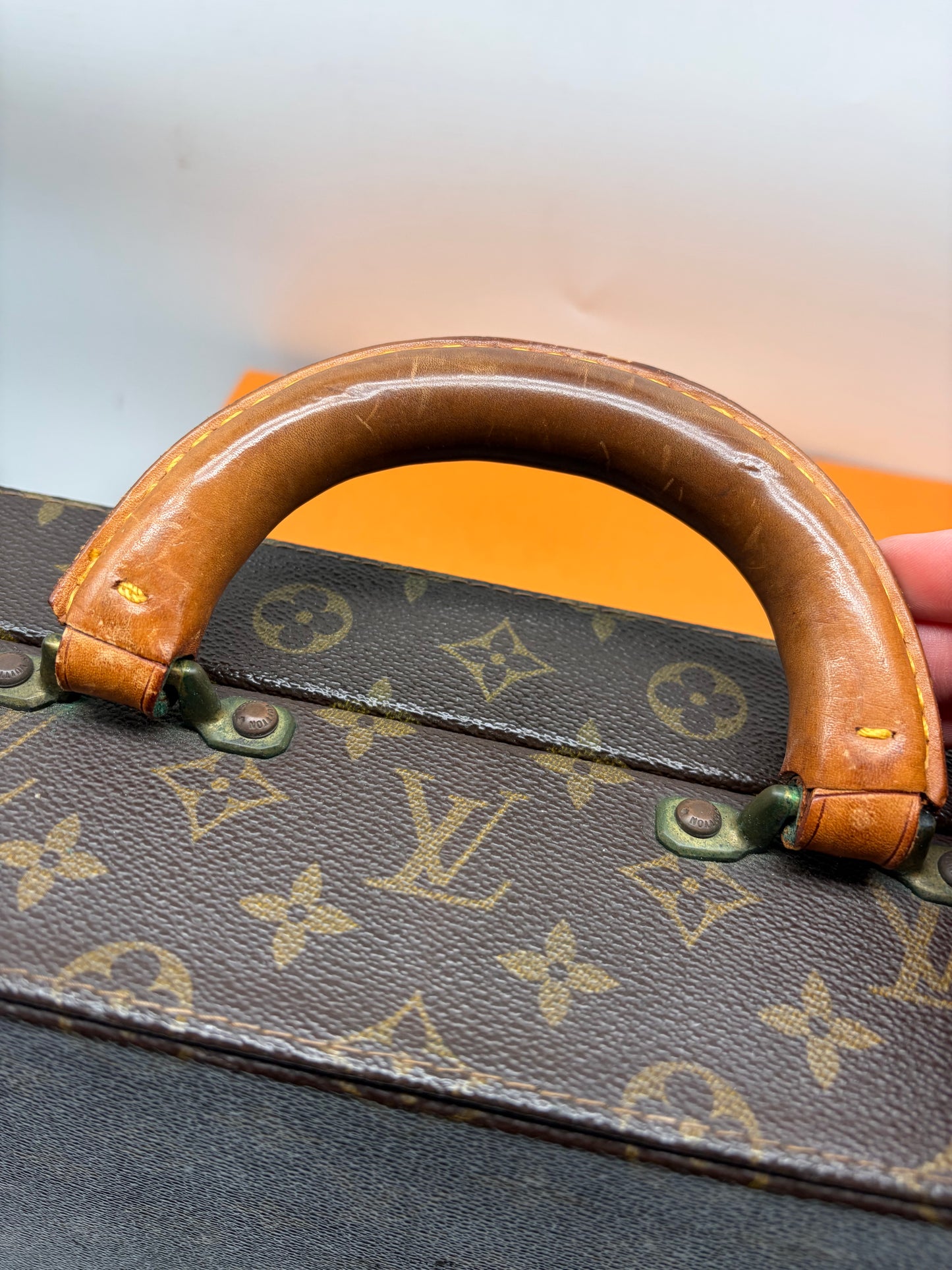 Louis Vuitton Crusher Trunk Monogram Koffer