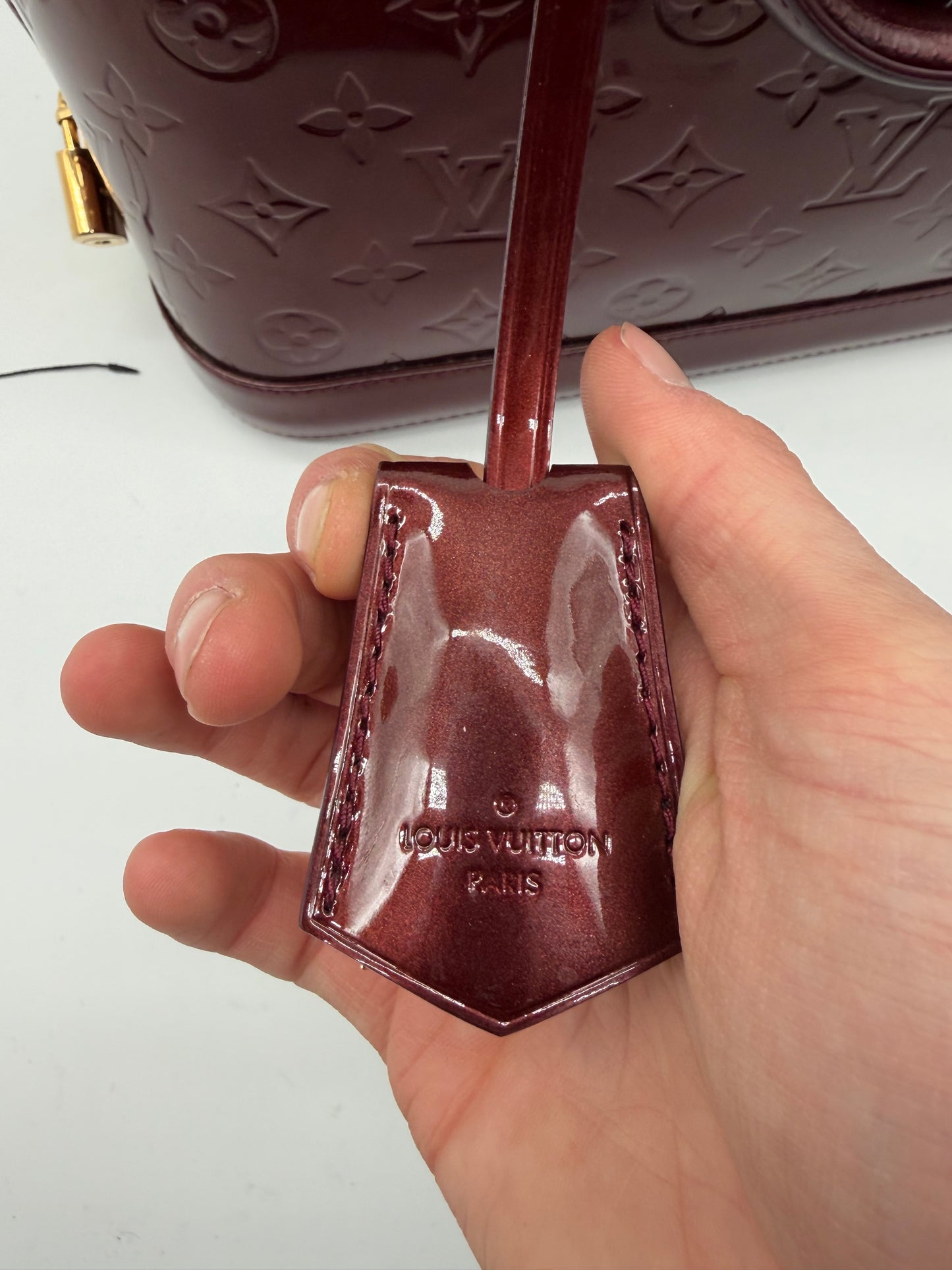 Louis Vuitton Monogram Vernis Alma PM Handtasche