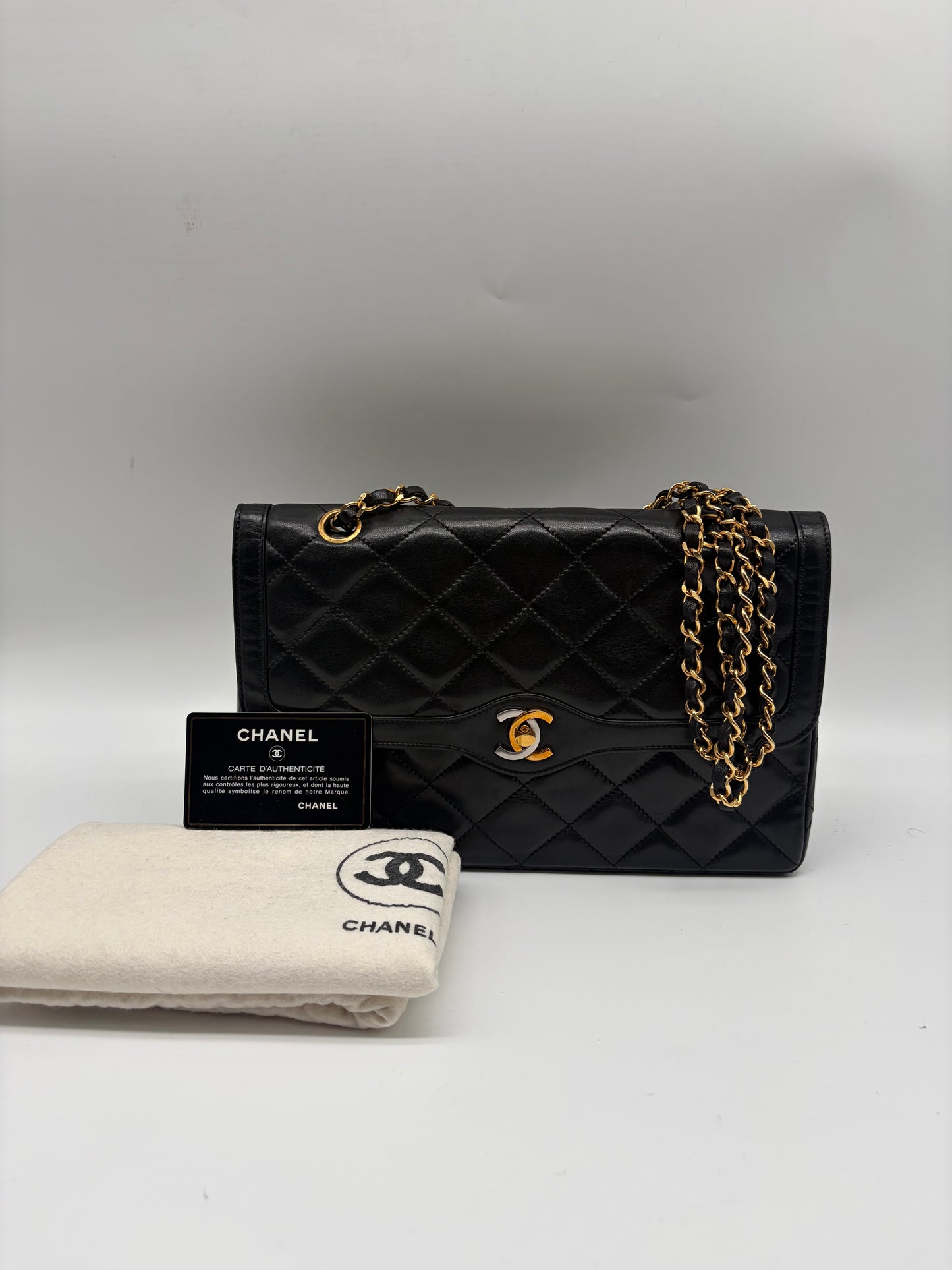 Chanel Paris Double Flap Two Tone Hardware Limited Edition