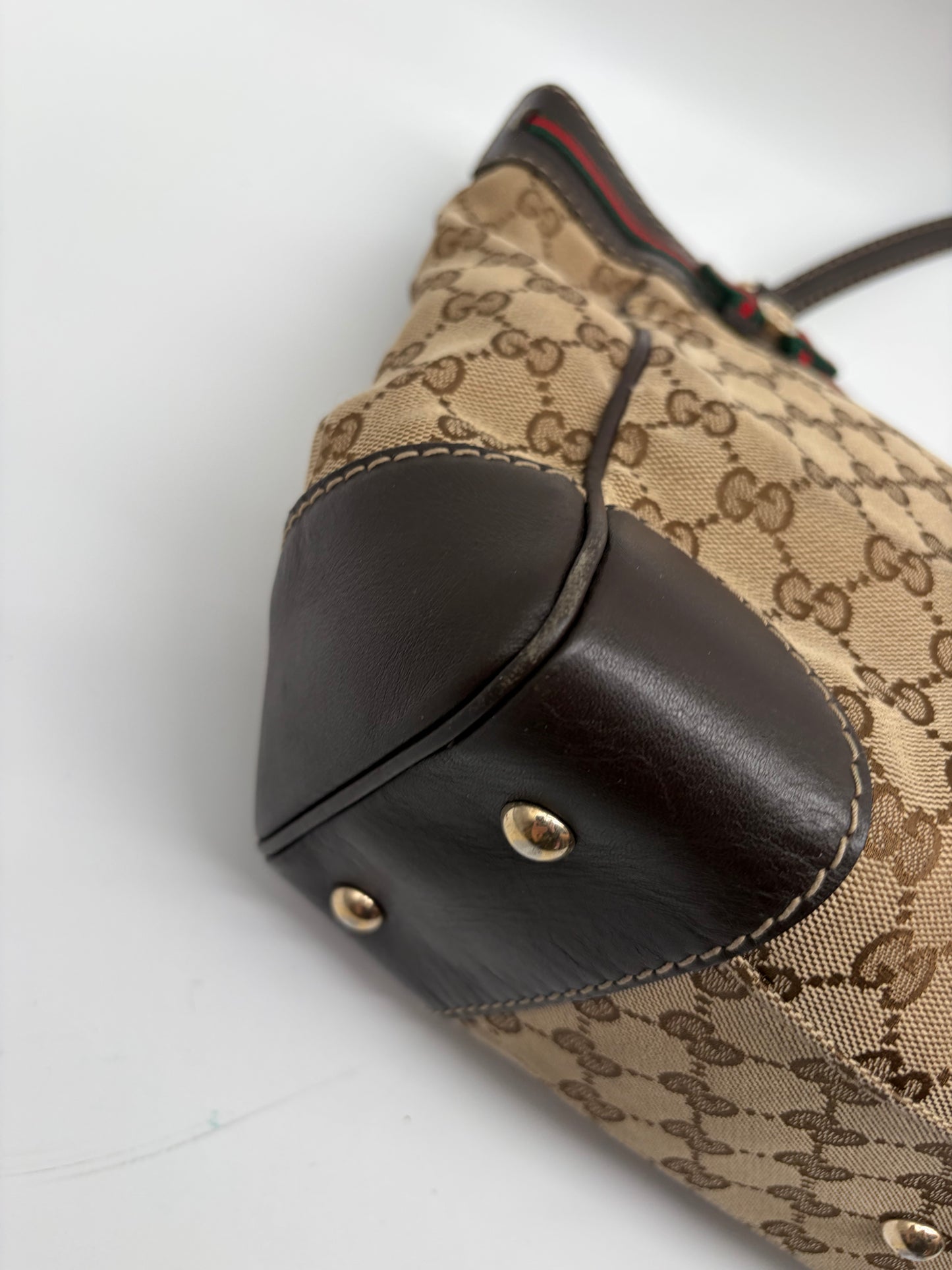 Gucci Mayfair Tote Bag Braun Beige