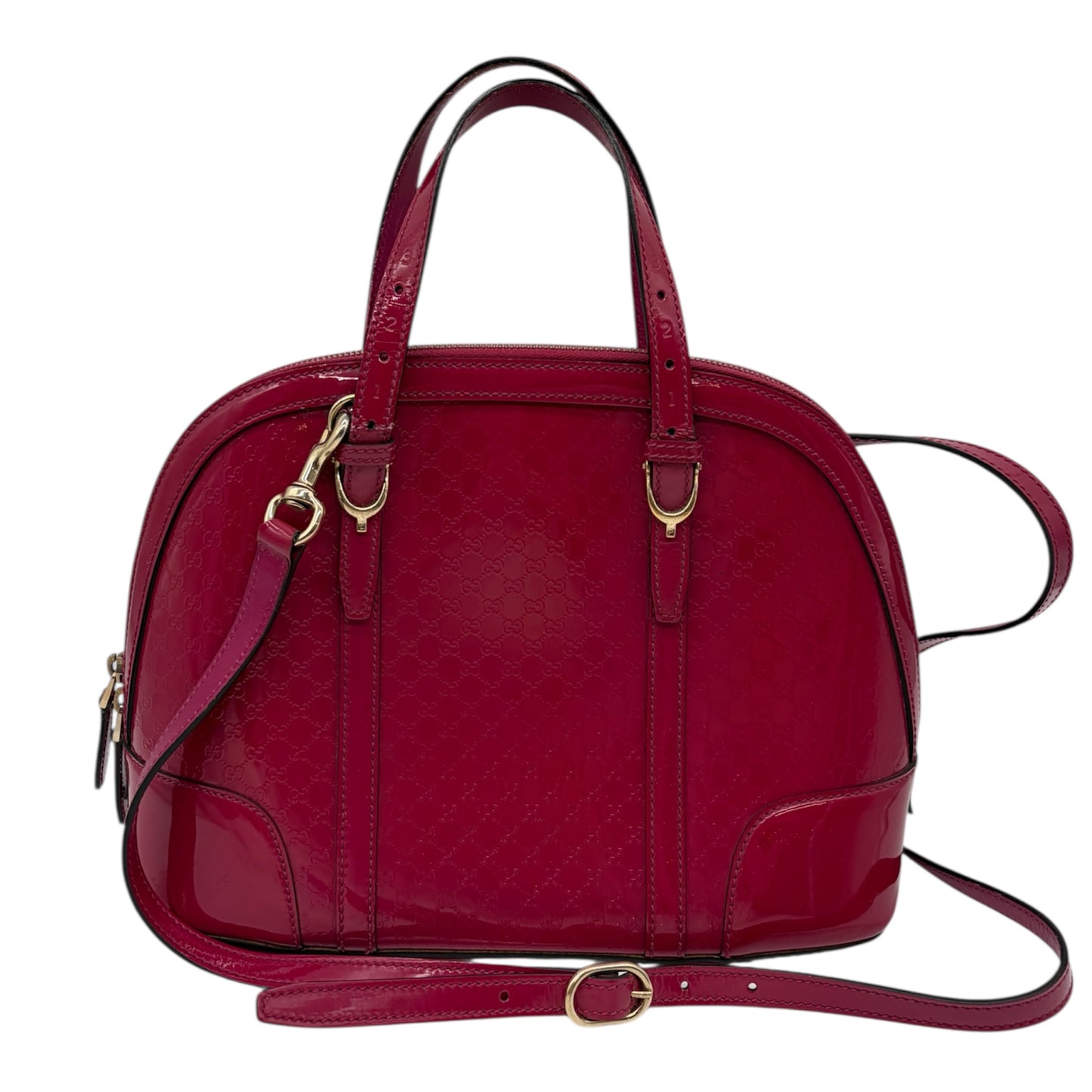 Gucci Microguccissima Pink Lackleder Handtasche
