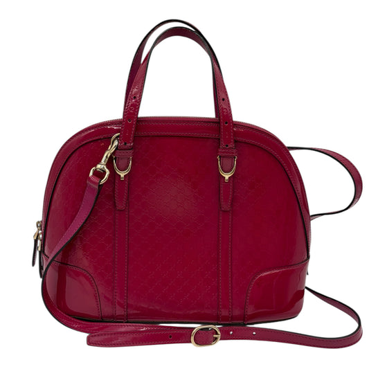 Gucci Microguccissima Pink Lackleder Handtasche