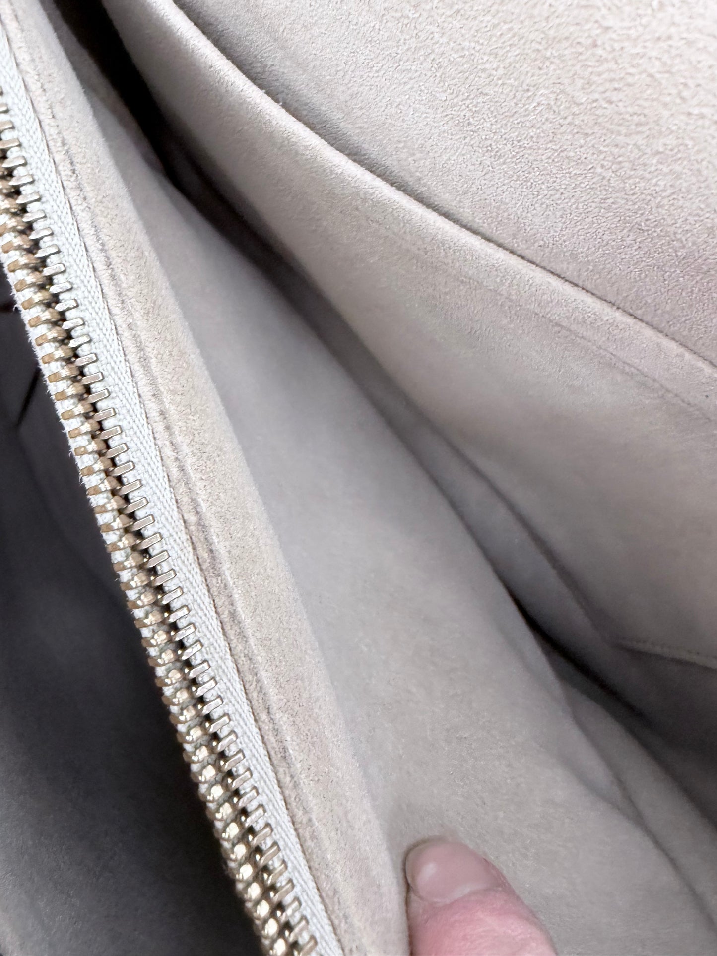 Louis Vuitton Volta Beige Top Handle Crossbody Bag