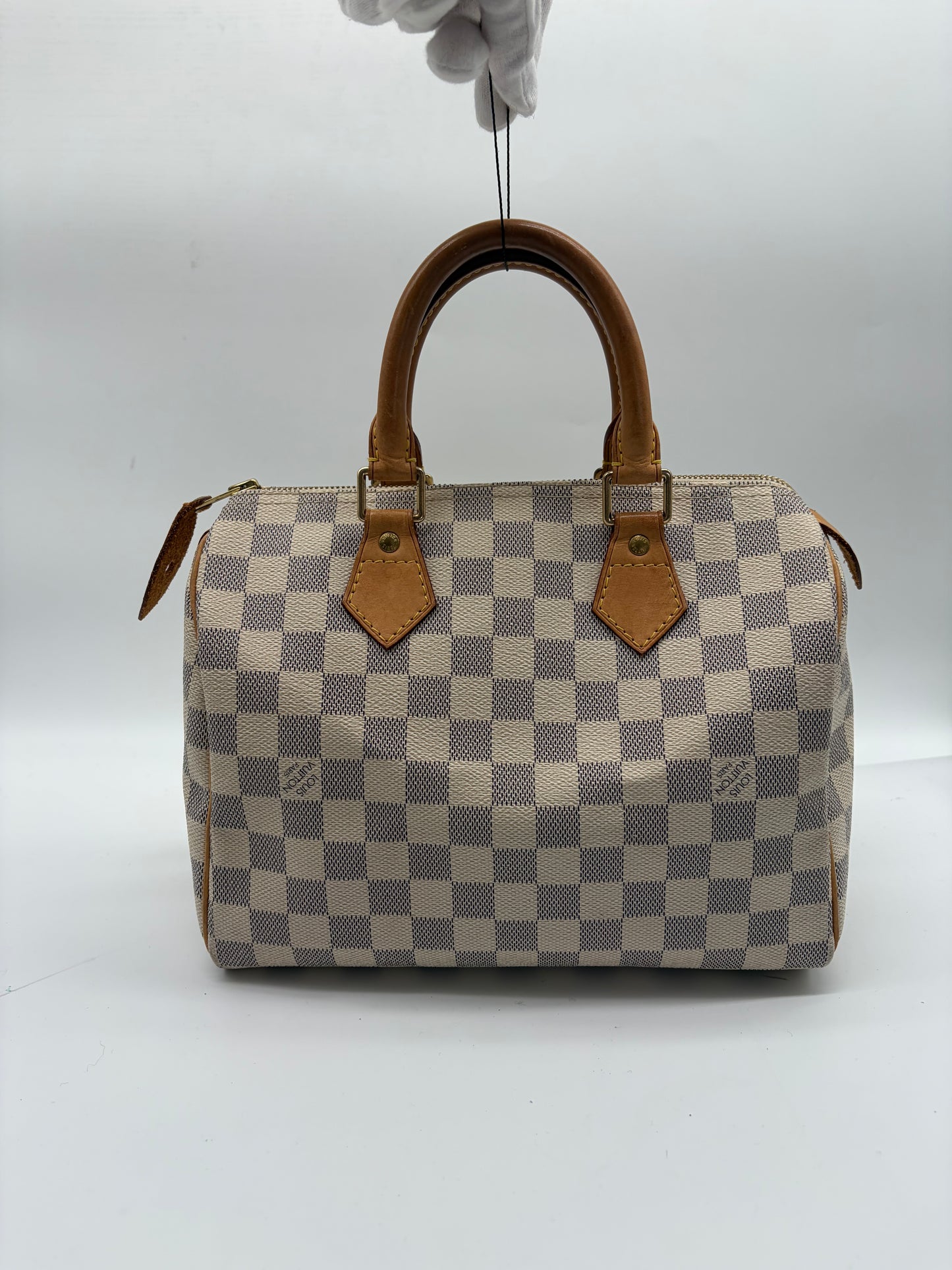 Louis Vuitton Speedy 25 Damier Azur Canvas Handtasche