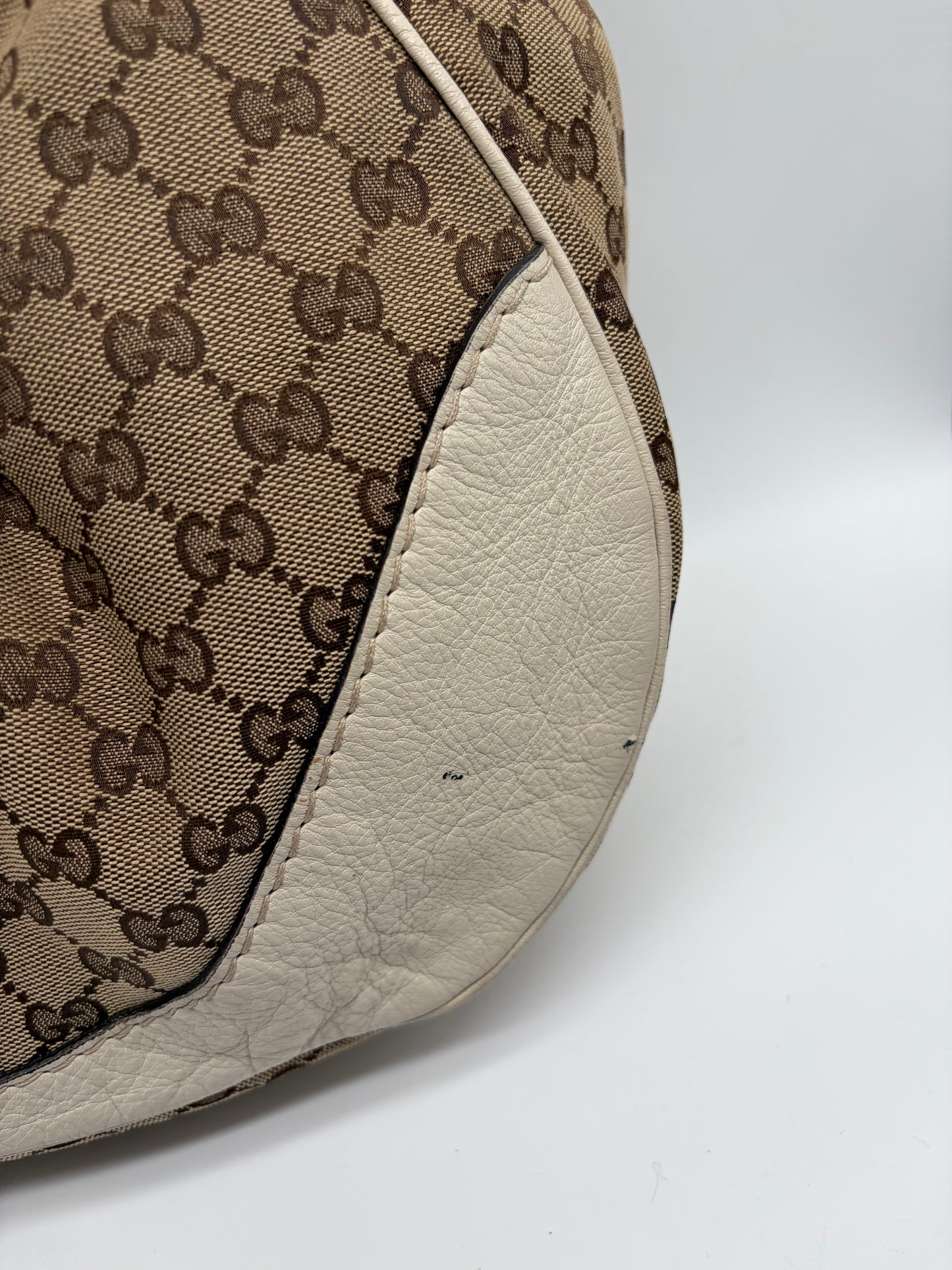 Vintage Gucci Charlotte Hobo Tasche GG Canvas