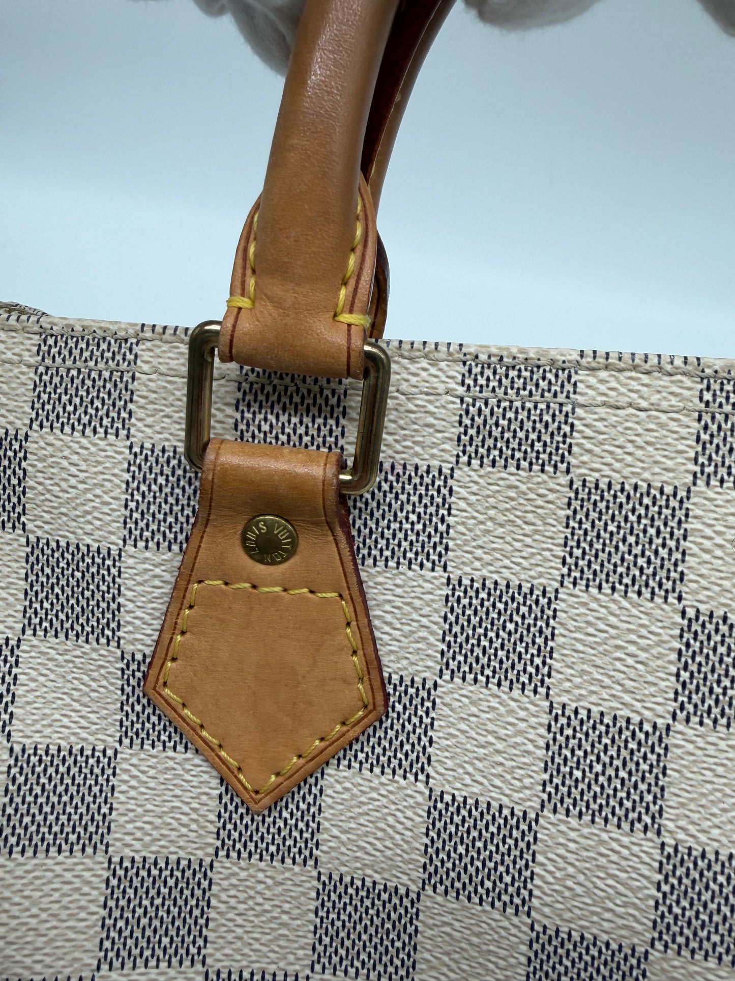 Louis Vuitton Speedy 25 Damier Azur Canvas Handtasche