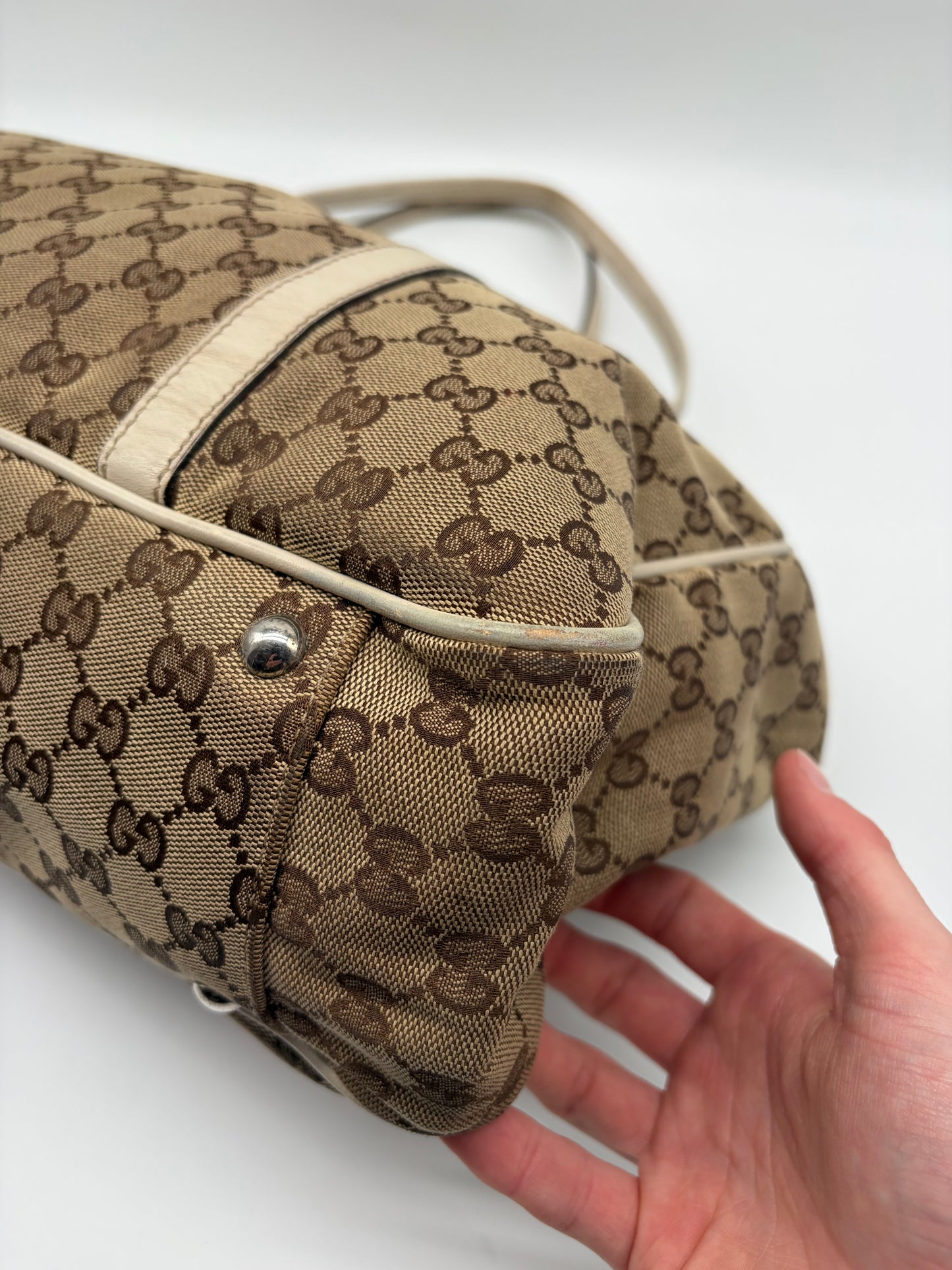 Gucci Monogram Twin GG Handtasche Shopper