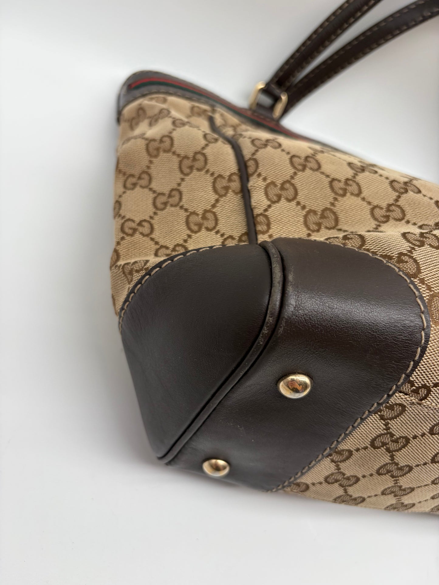 Gucci Mayfair Tote Bag Braun Beige