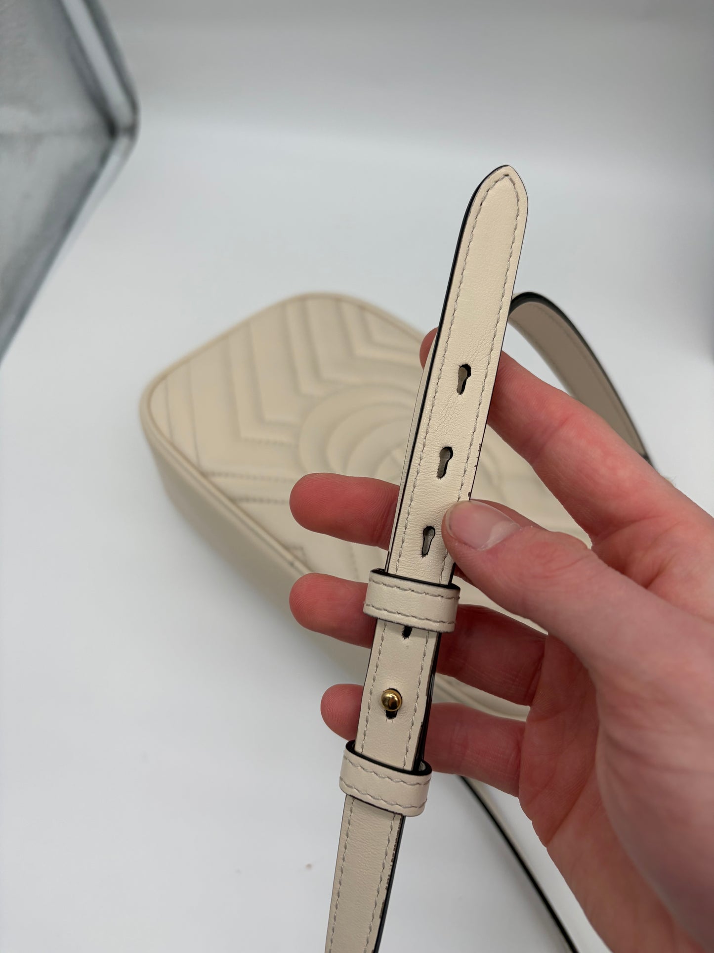 Gucci GG Marmont Beige Schultertasche