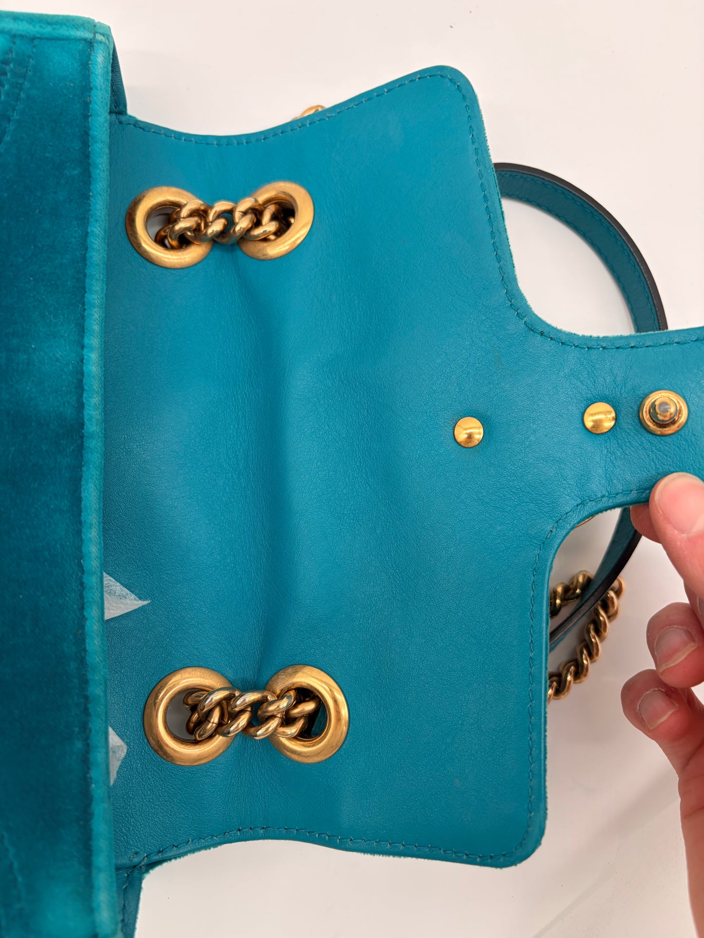 Gucci GG Marmont Samt Handtasche