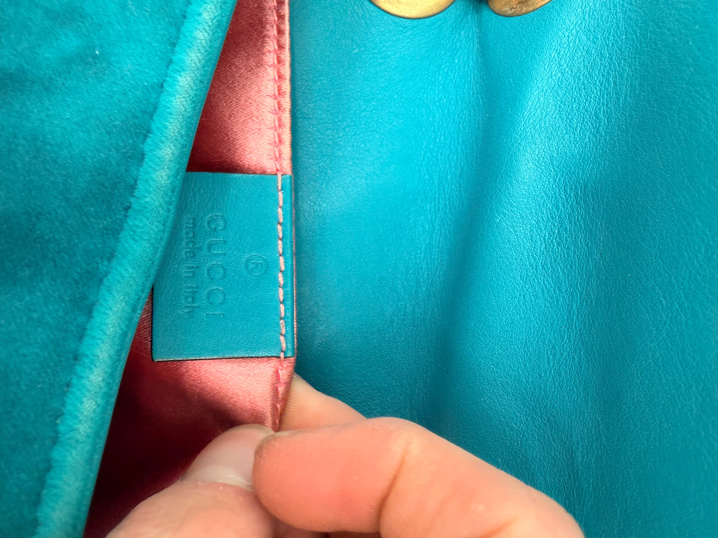 Gucci GG Marmont Samt Handtasche