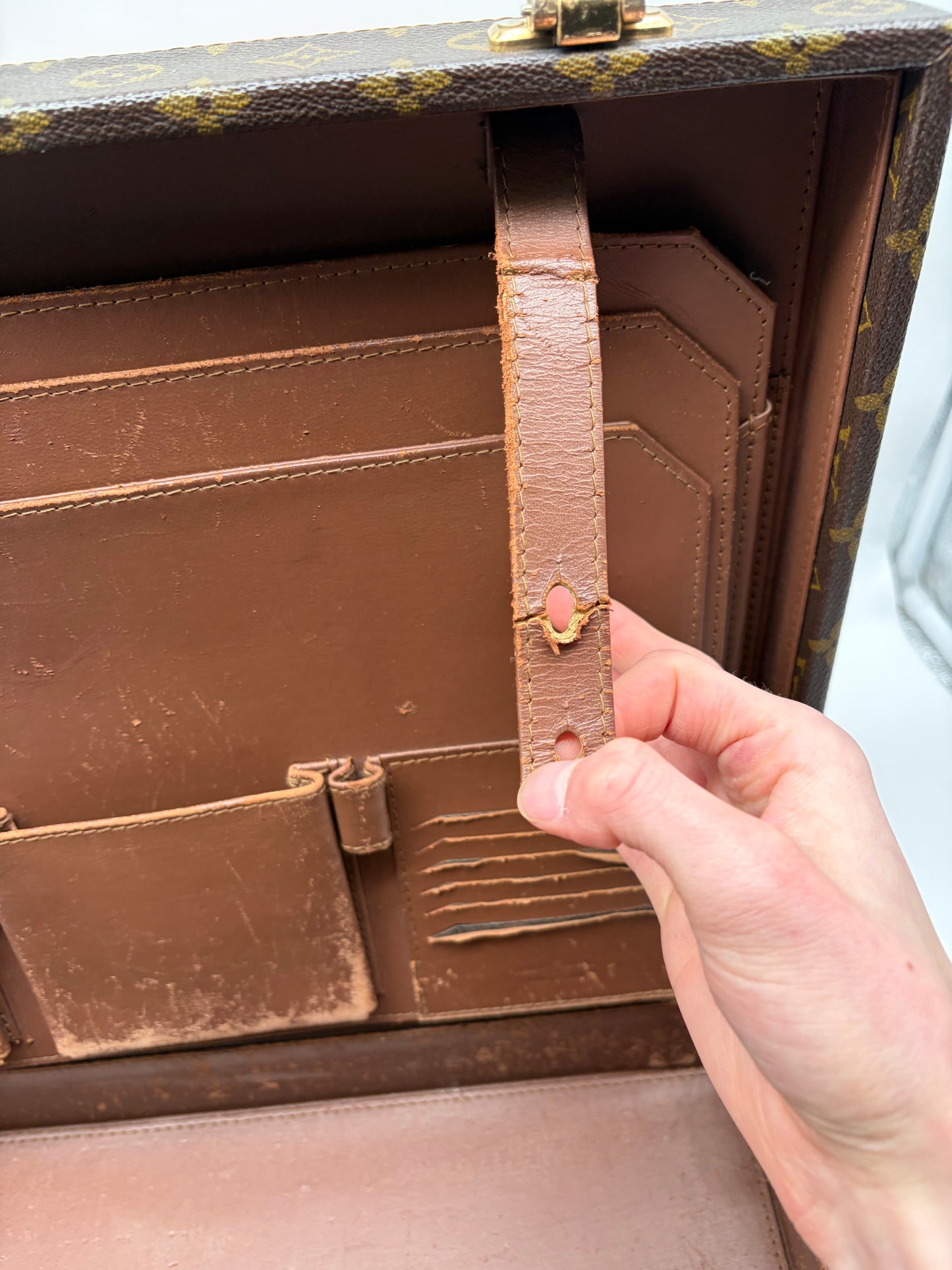 Louis Vuitton Crusher Trunk Monogram Koffer