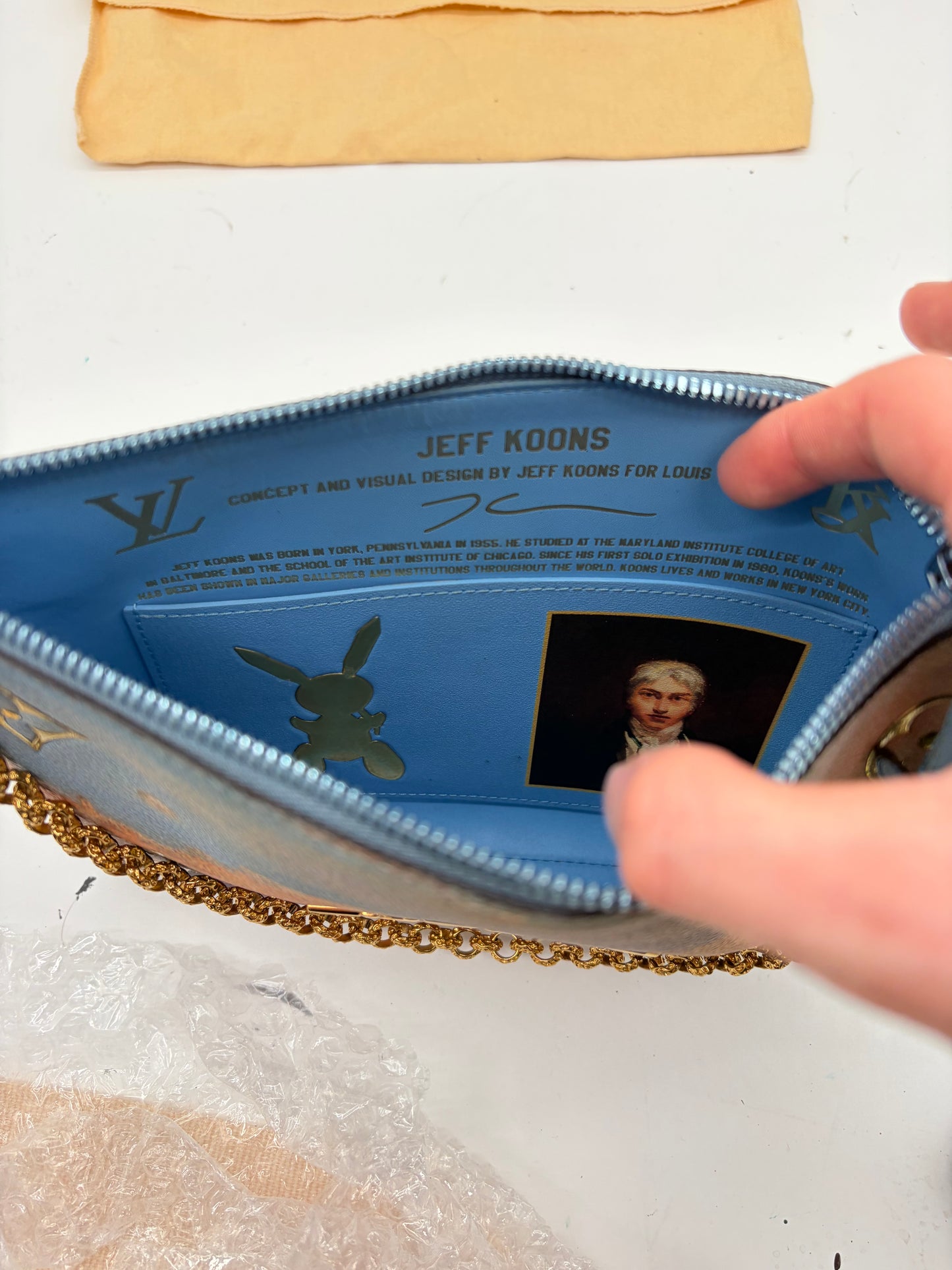 Louis Vuitton × Jeff Koons Turner Pochette / Clutch Masters Collection