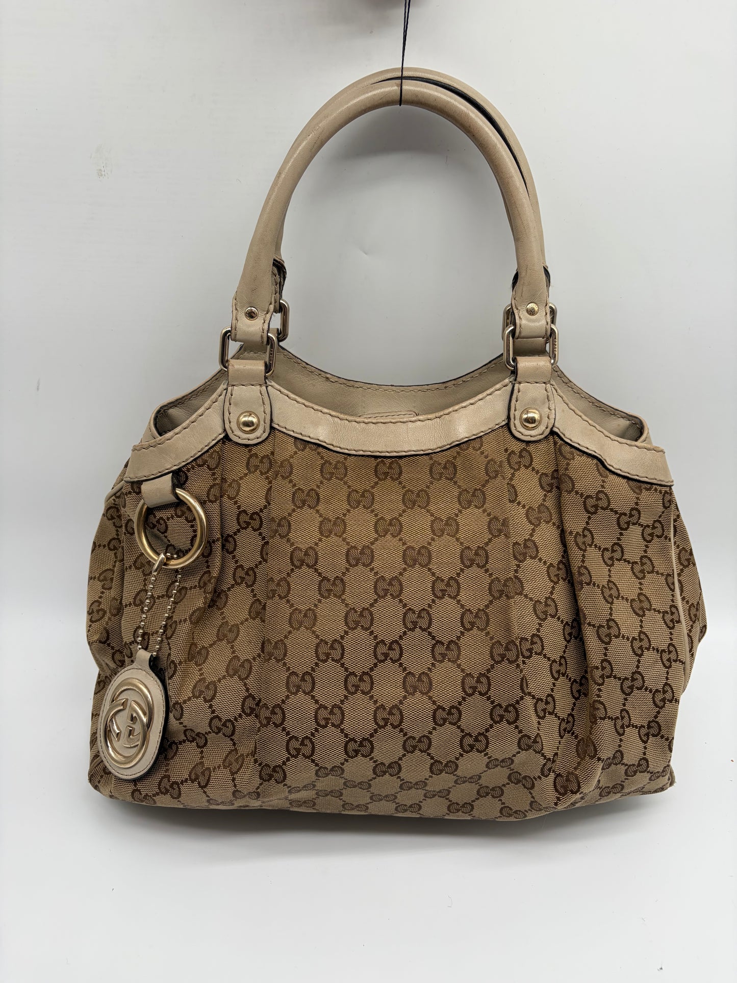 Gucci Sukey Medium Tote beige weiß Handtasche