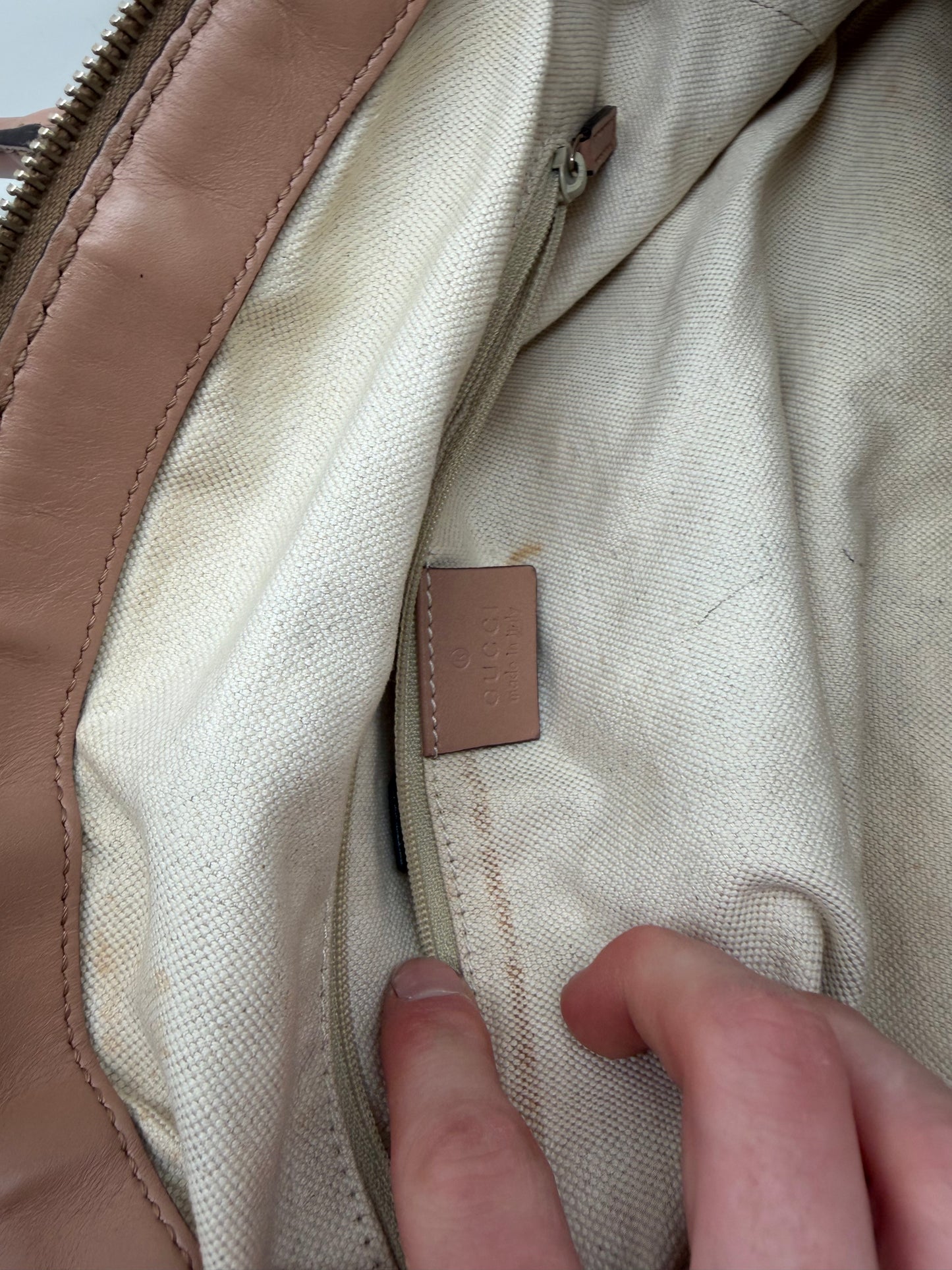 Gucci Diamante Canvas Handtasche Pre-Loved