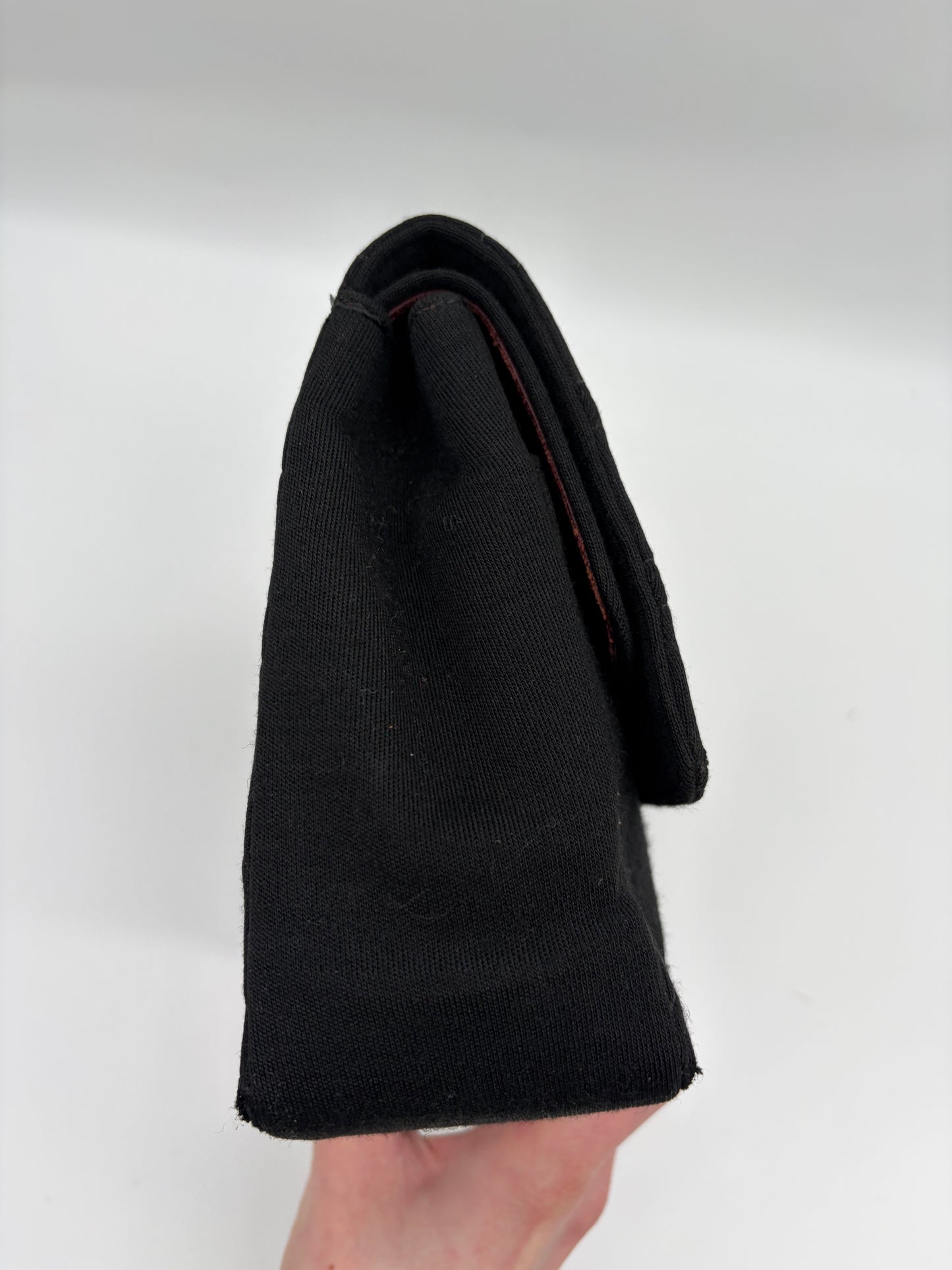 Chanel Timeless Double Flap Jersey Schultertasche