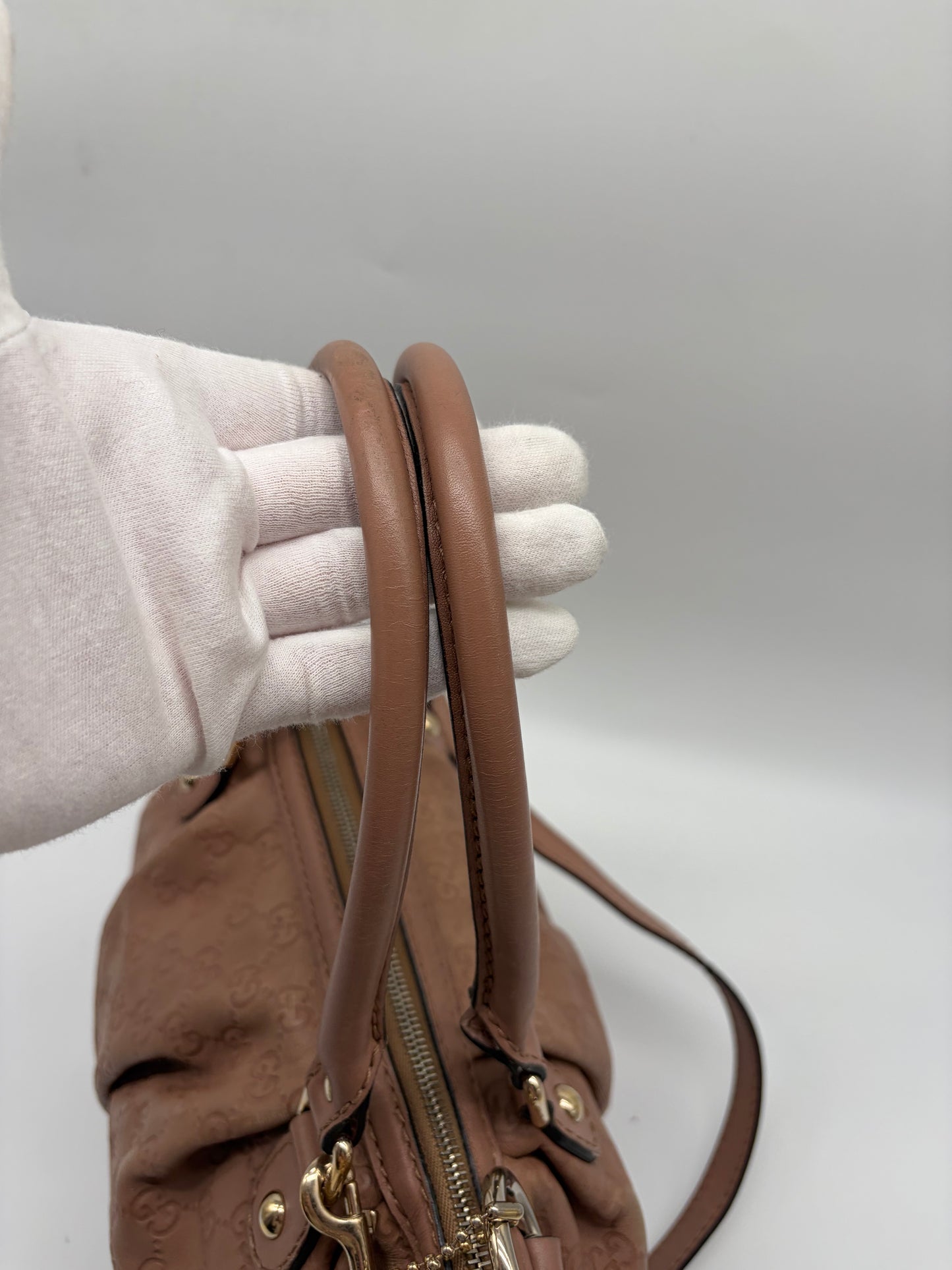 Gucci Guccissima GG Canvas 2Way Shoulder Bag rosa