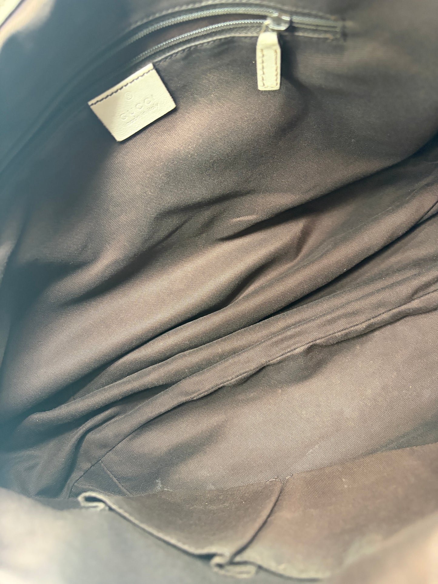 Gucci Sukey Schultertasche  beige Weiß Monogram