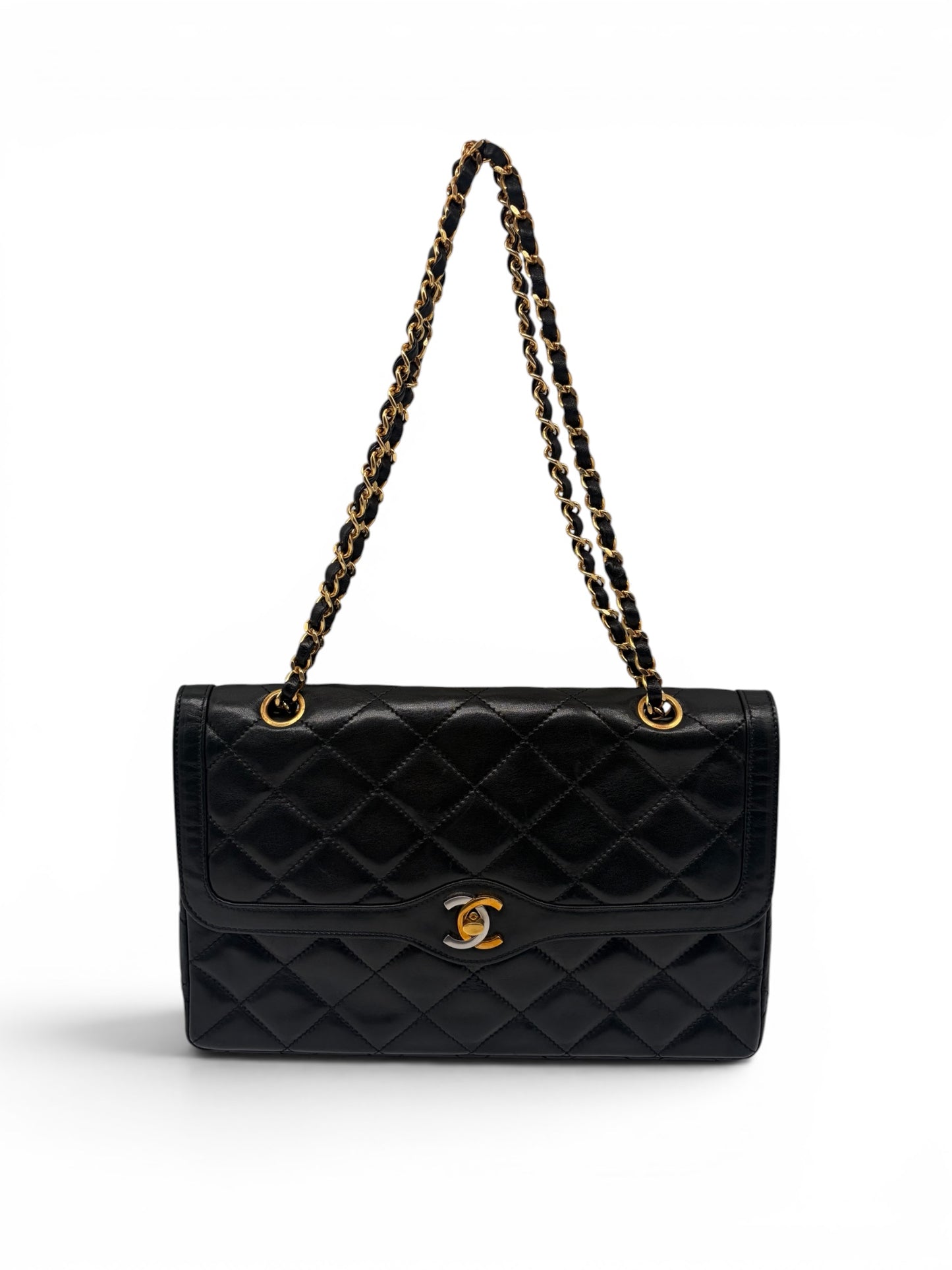 Chanel Paris Double Flap Two Tone Hardware Limited Edition