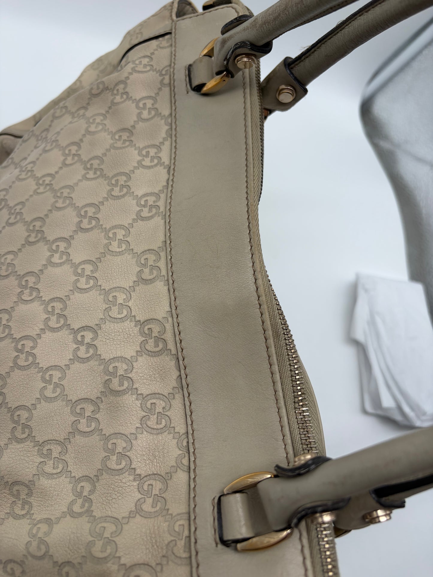 Gucci Abbey D-Ring Tote Leder Shopper