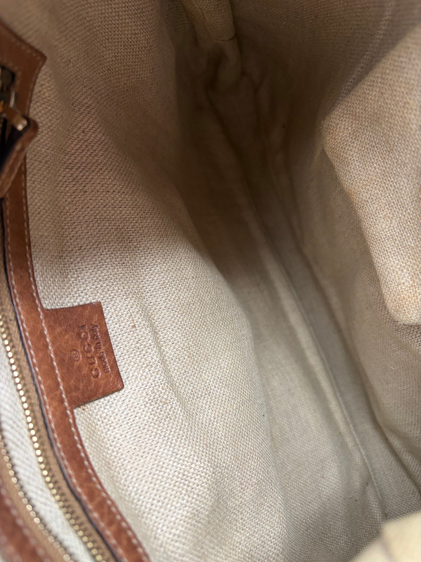 Gucci New Jackie Large braun Schultertasche mit Crossbodygurt