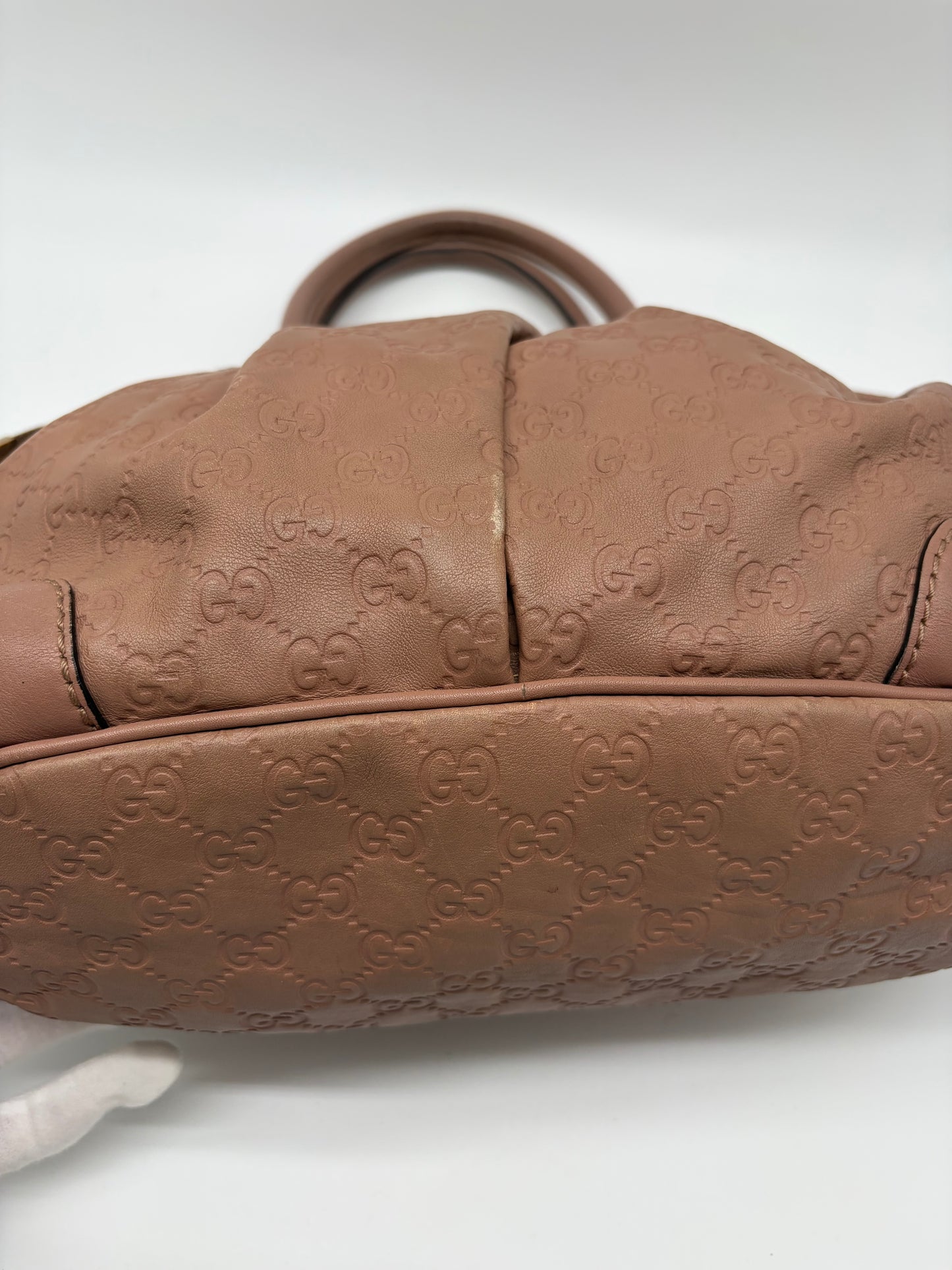 Gucci Guccissima GG Canvas 2Way Shoulder Bag rosa