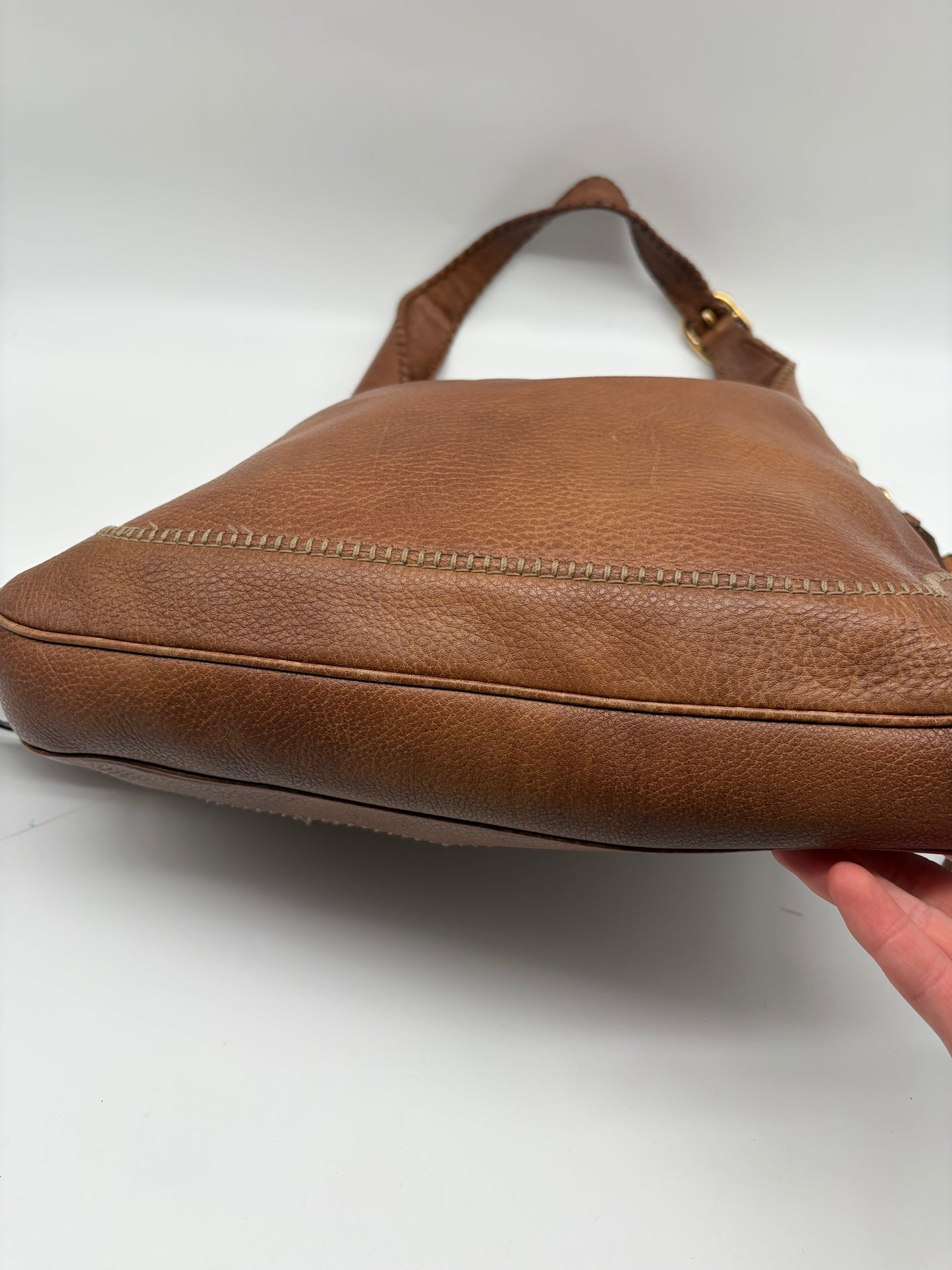 Gucci New Jackie Large braun Schultertasche mit Crossbodygurt