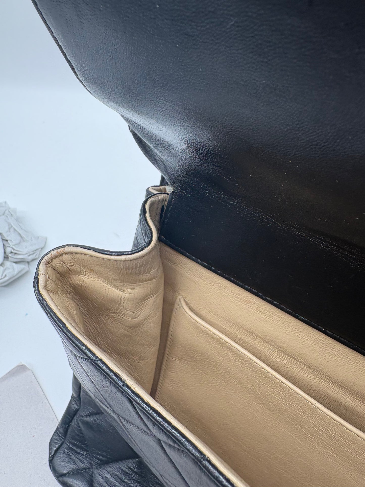 Chanel Timeless / Classique Double Face Flip &nbsp;Bag Black Matelassé Leather Jumbo