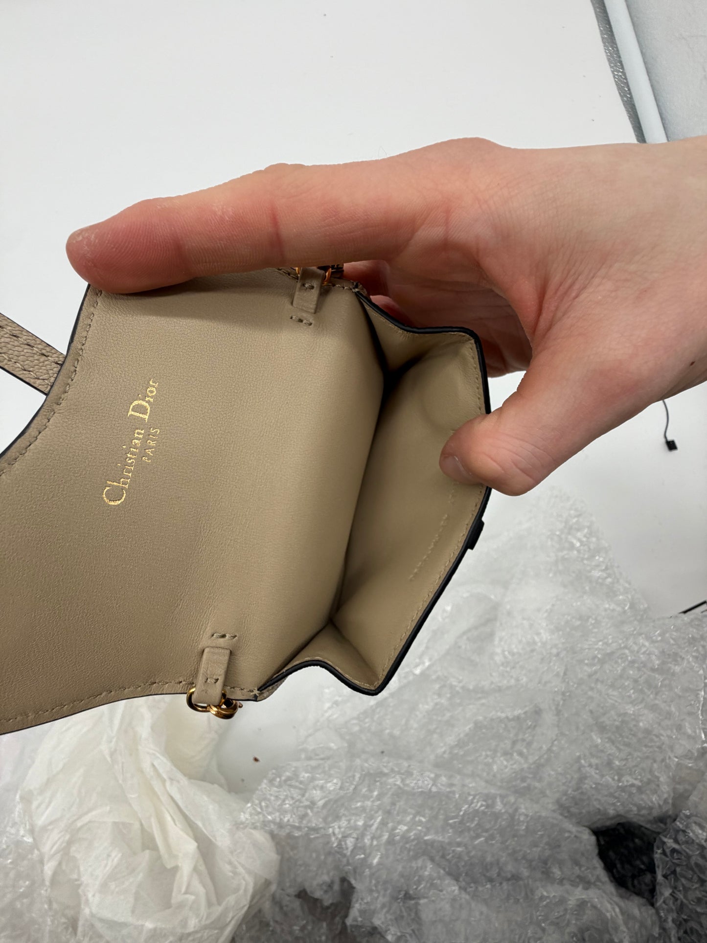 Dior Saddle Nano Portemonnaie Wallet on Chain