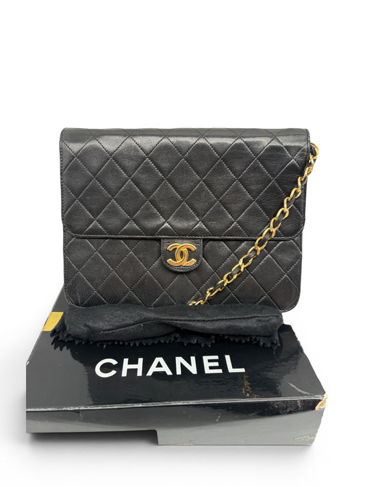 Chanel Small CC Single Flap schwarz