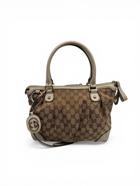 Gucci Sukey GG Canvas Handtasche mit Schultergurt