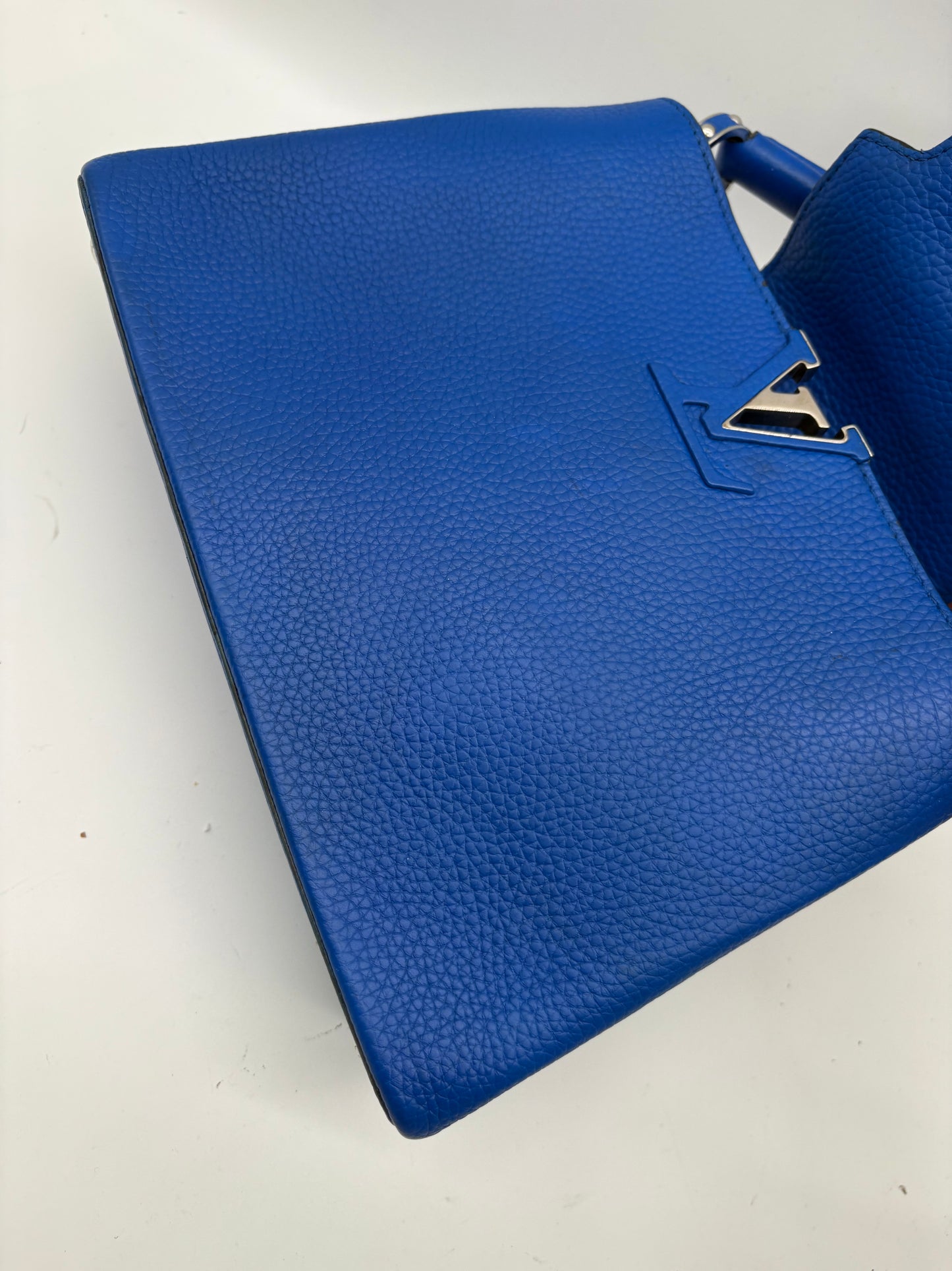 Louis Vuitton Capucines Bb Handtasche blau
