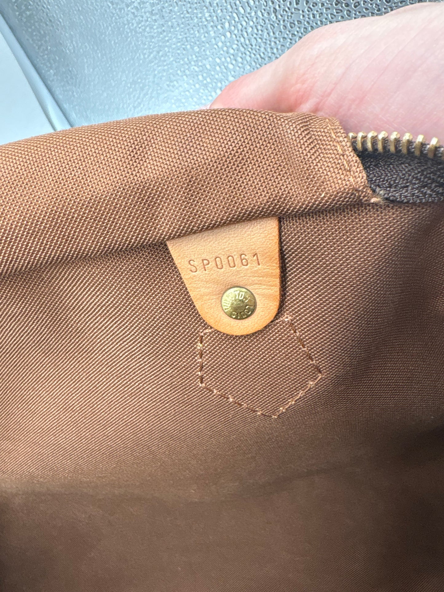 Louis Vuitton Speedy 40 Monogram Handtasche Vintage Boston Bag