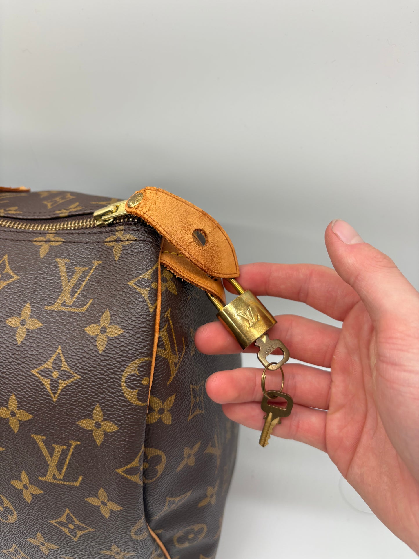Louis Vuitton Speedy 40 Monogram Handtasche Vintage Boston Bag