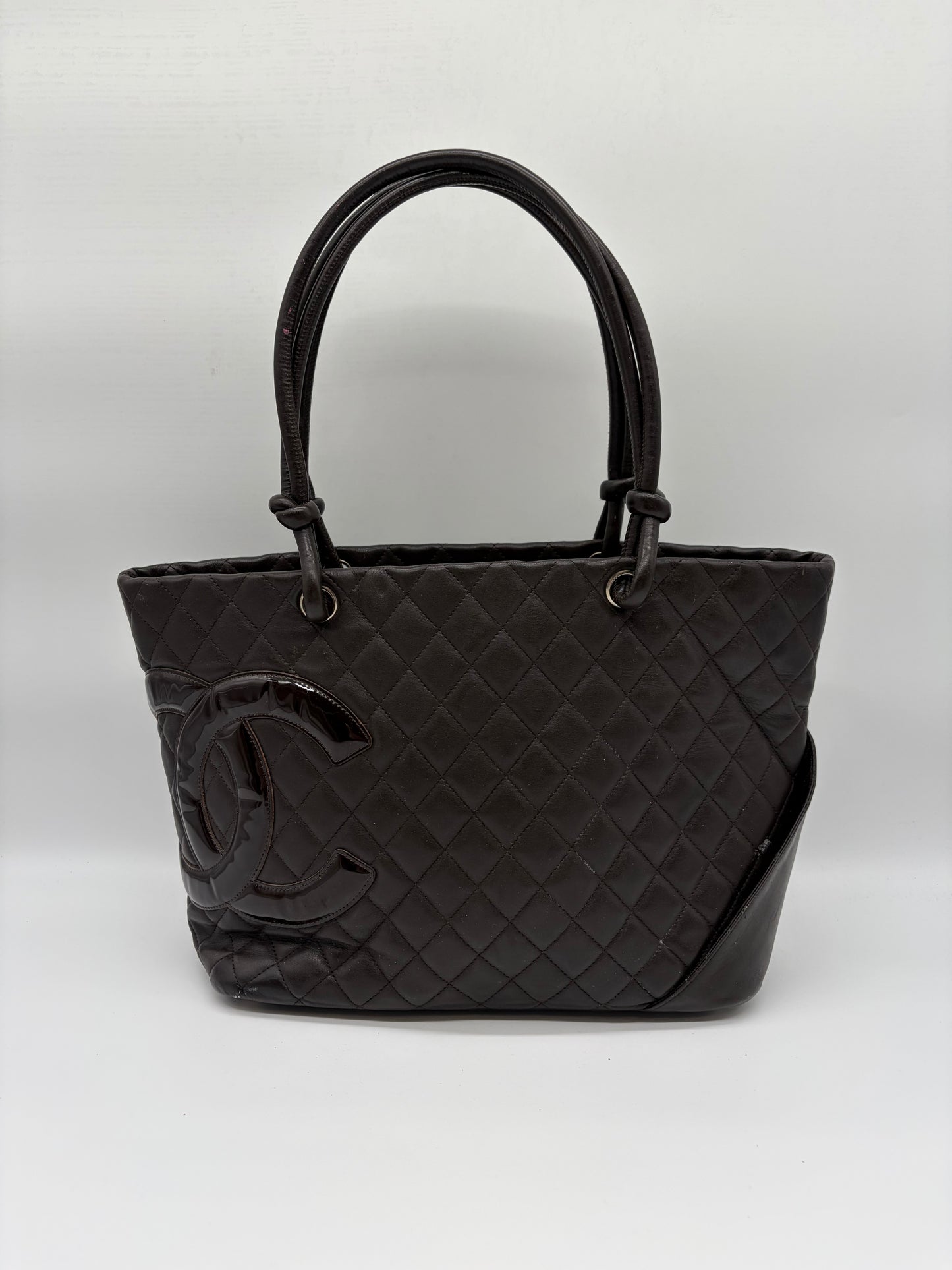 Chanel Cambon Tote Bag braune Shopping Handtasche