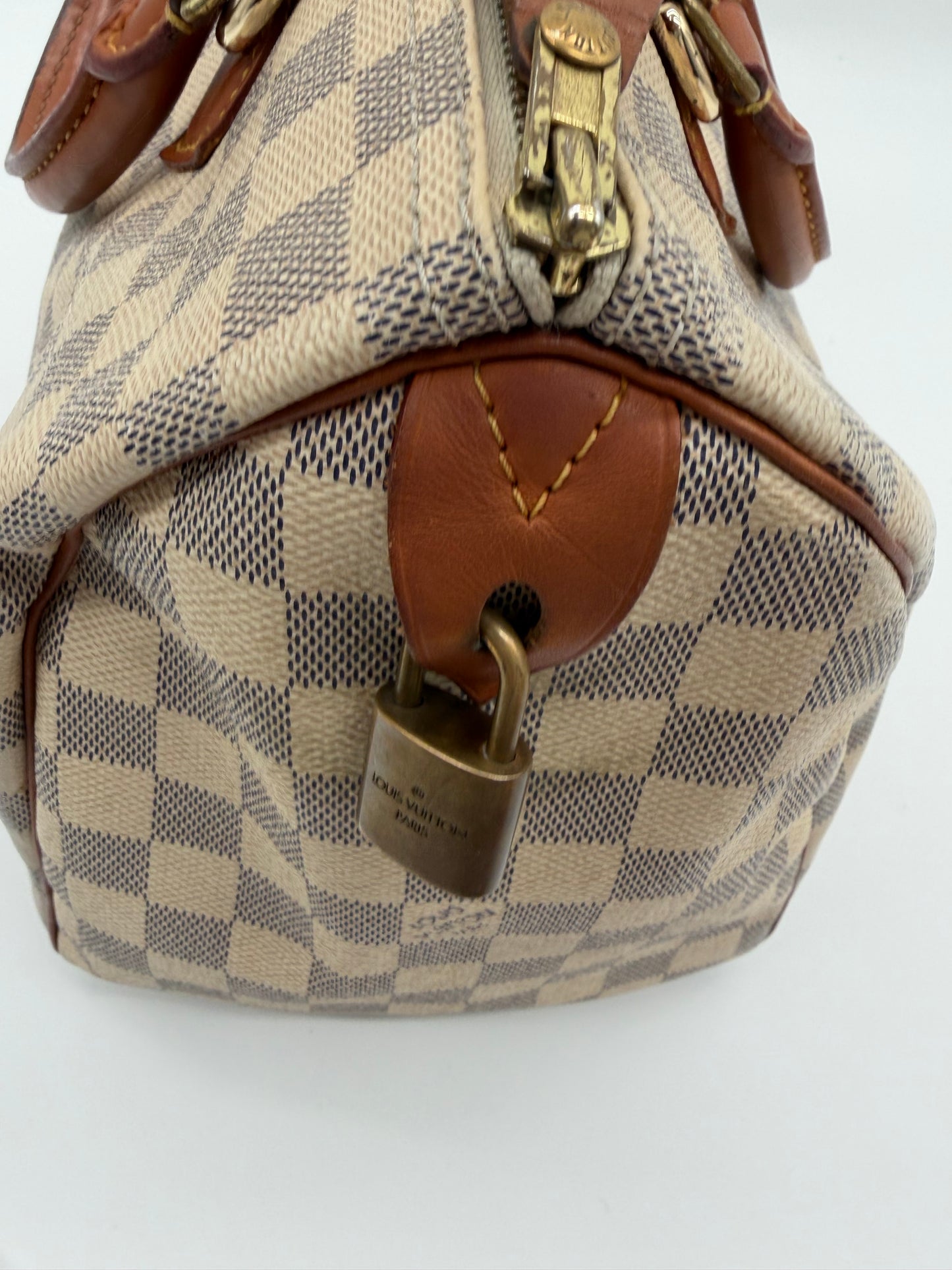Louis Vuitton Speedy 30 – Damier Azur Canvas-Tasche