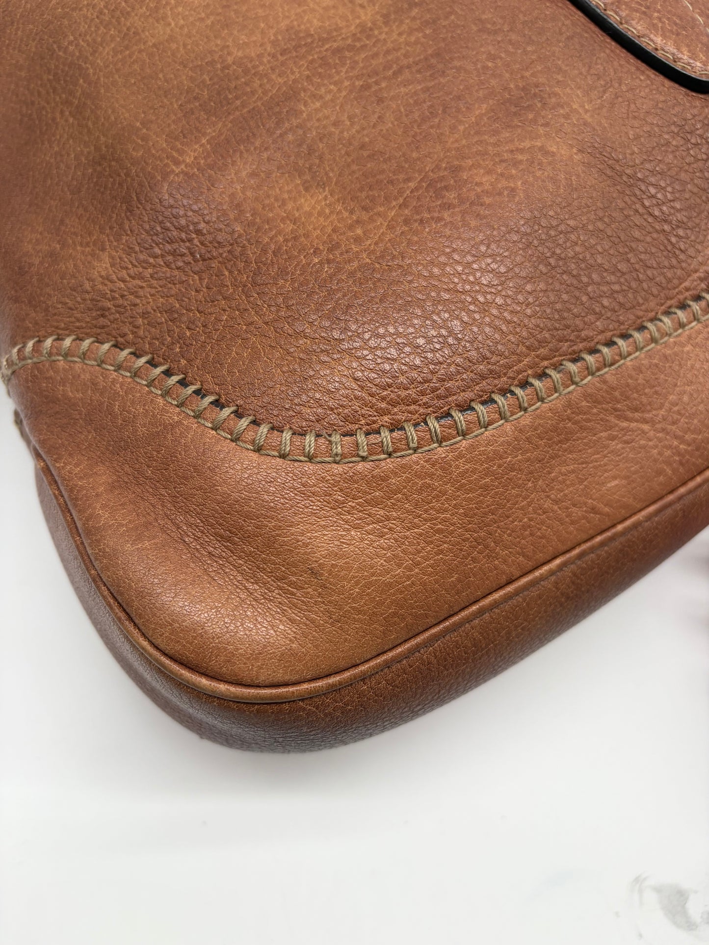 Gucci New Jackie Large braun Schultertasche mit Crossbodygurt