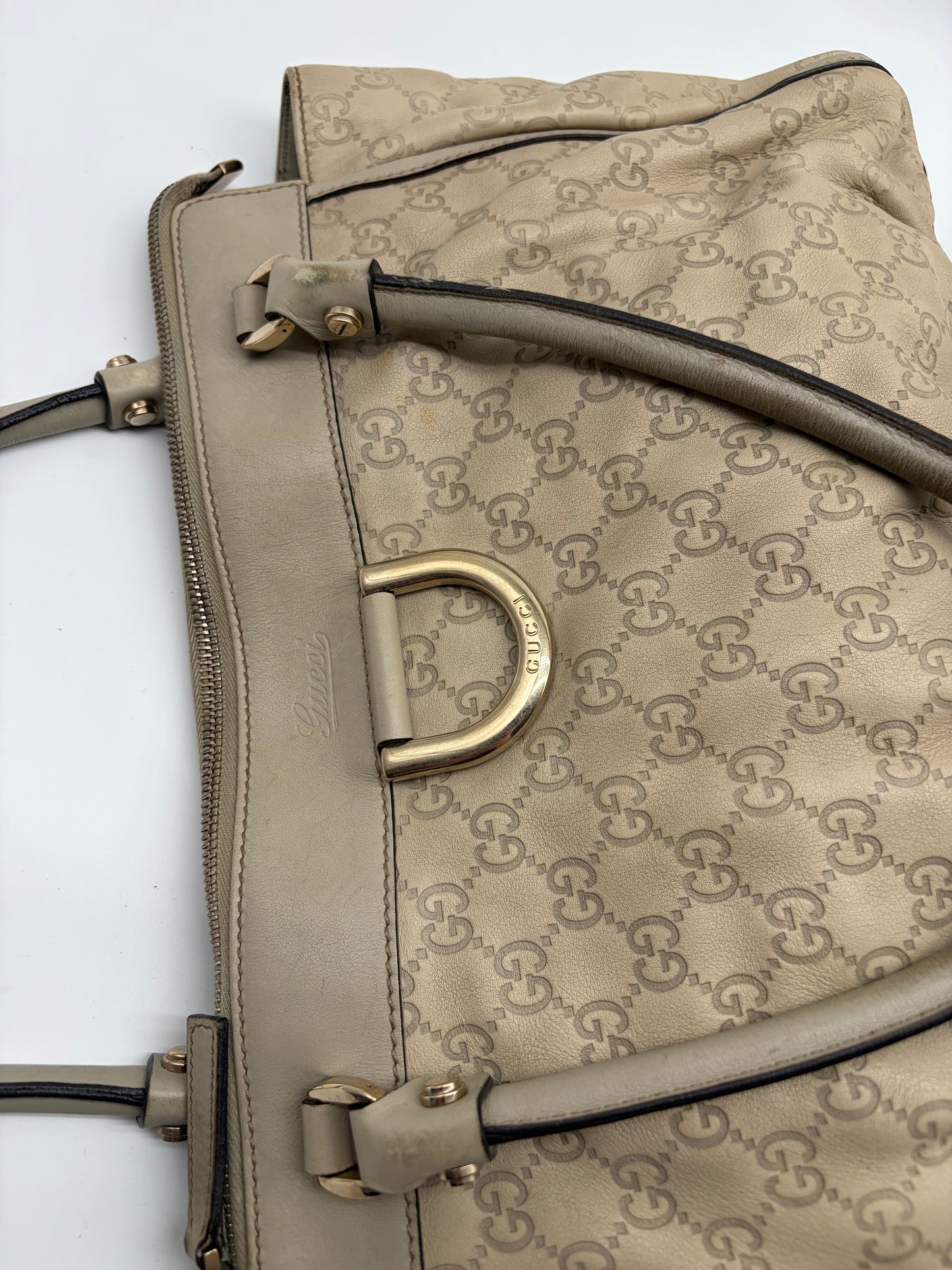 Gucci Abbey D-Ring Tote Leder Shopper