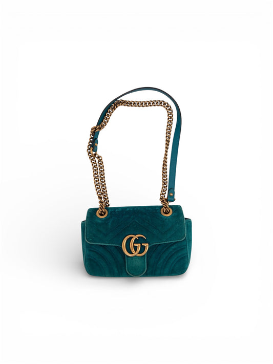 Gucci GG Marmont Samt Handtasche
