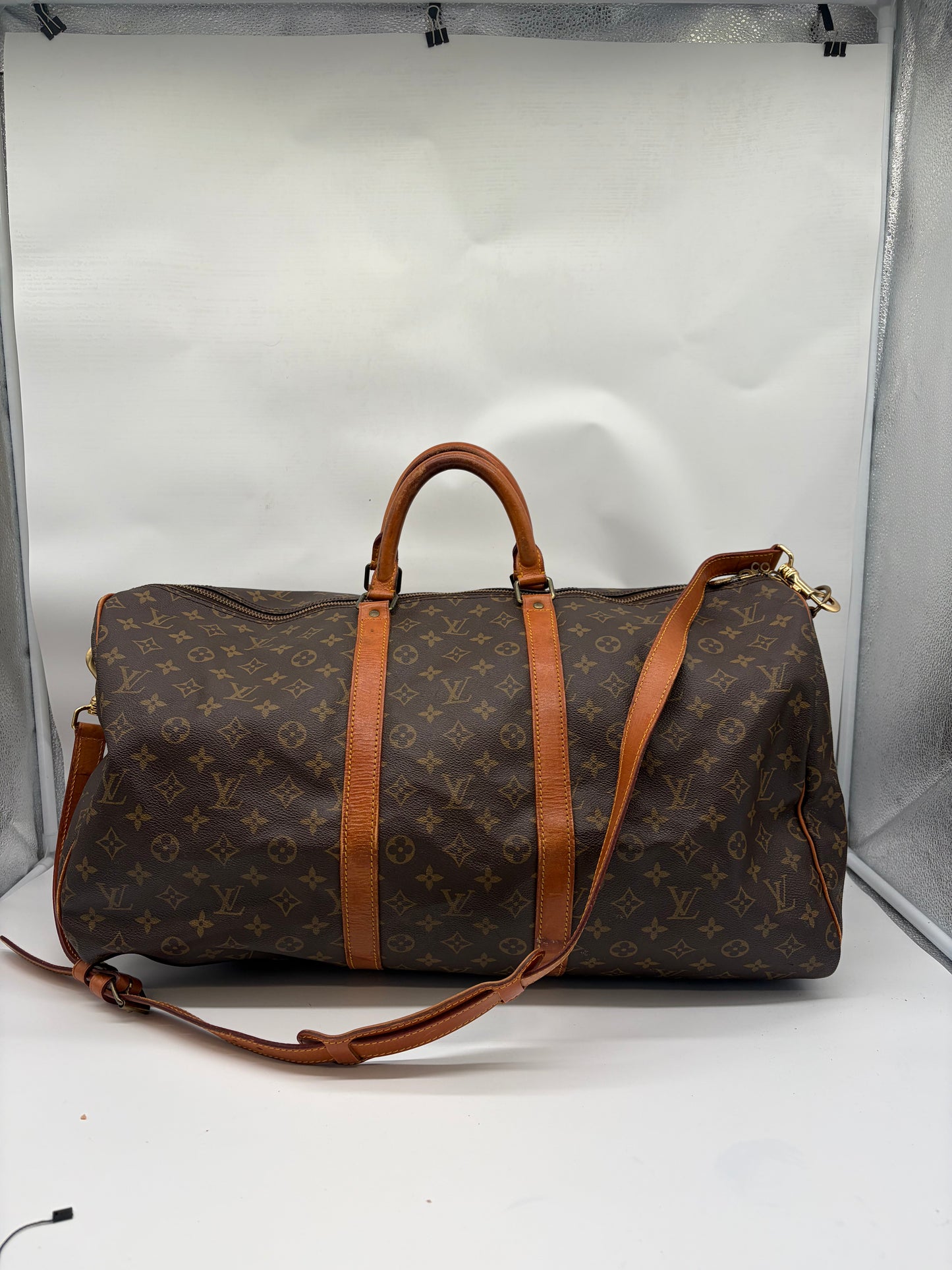 Louis Vuitton Keepall 50 Bandoulière Boston Bag Reisetasche