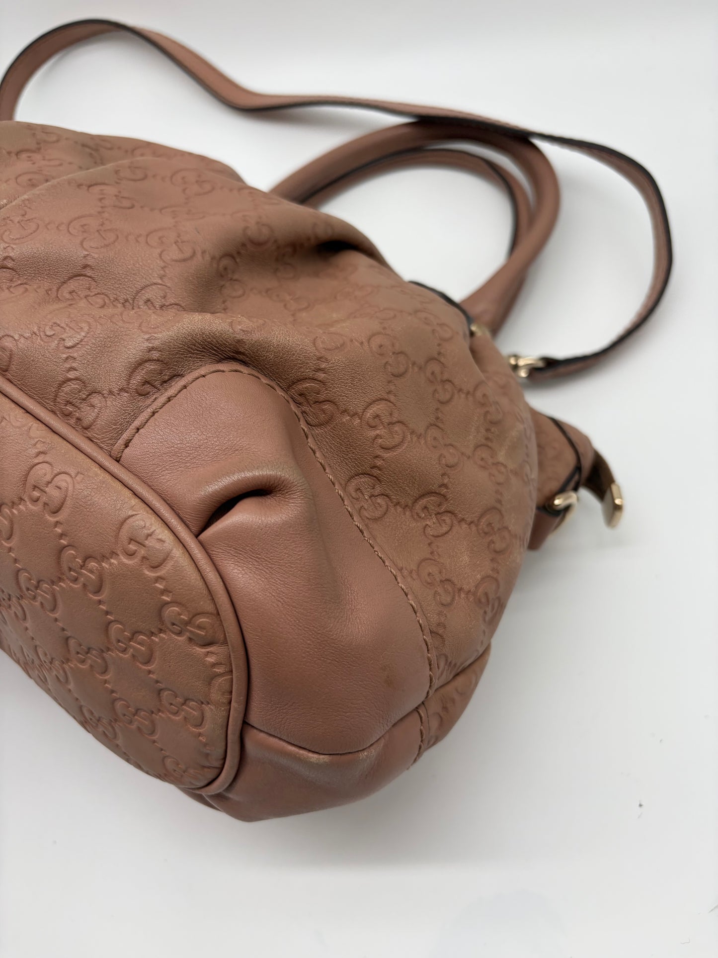 Gucci Guccissima GG Canvas 2Way Shoulder Bag rosa