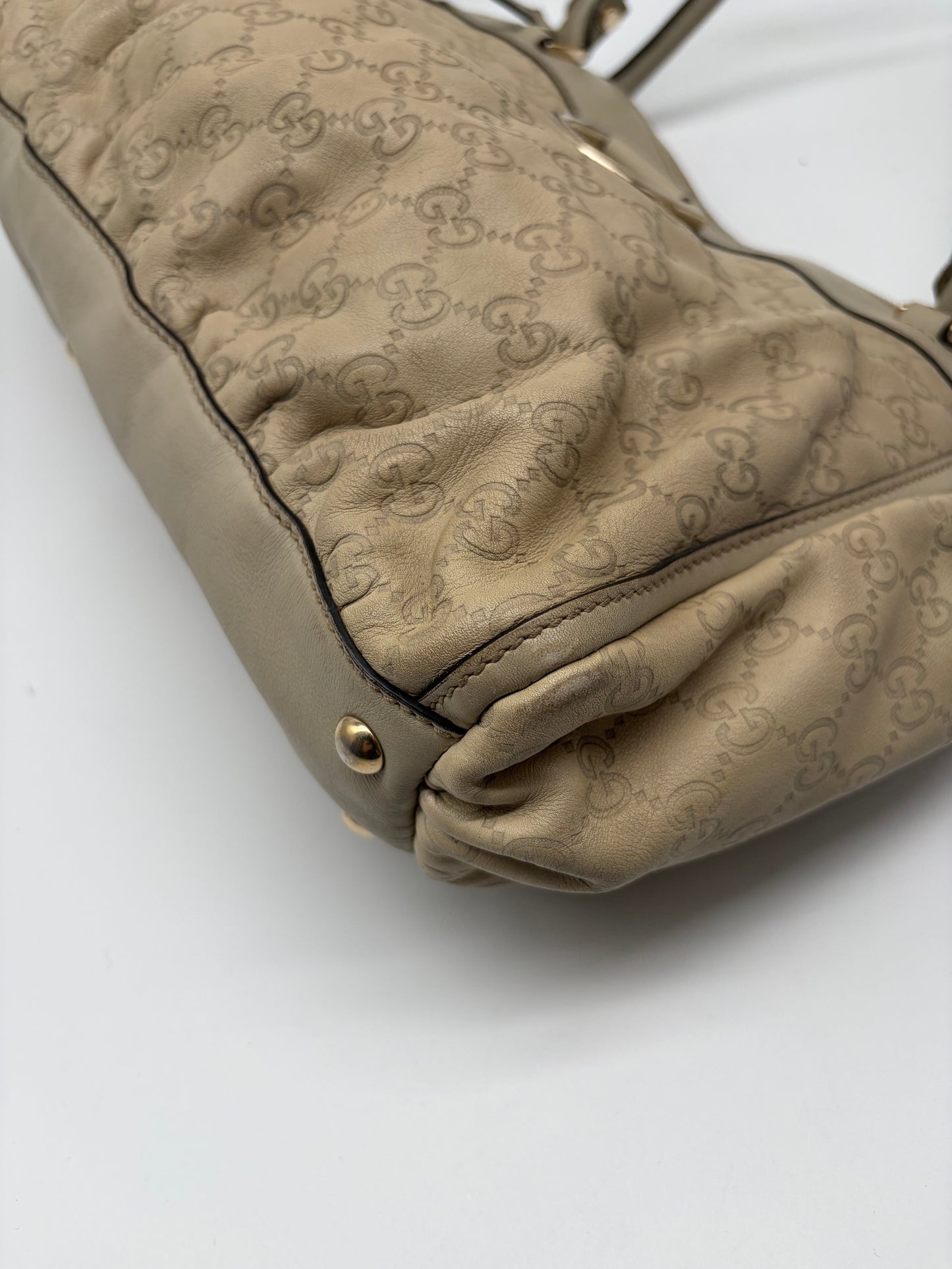 Gucci Abbey D-Ring Tote Leder Shopper
