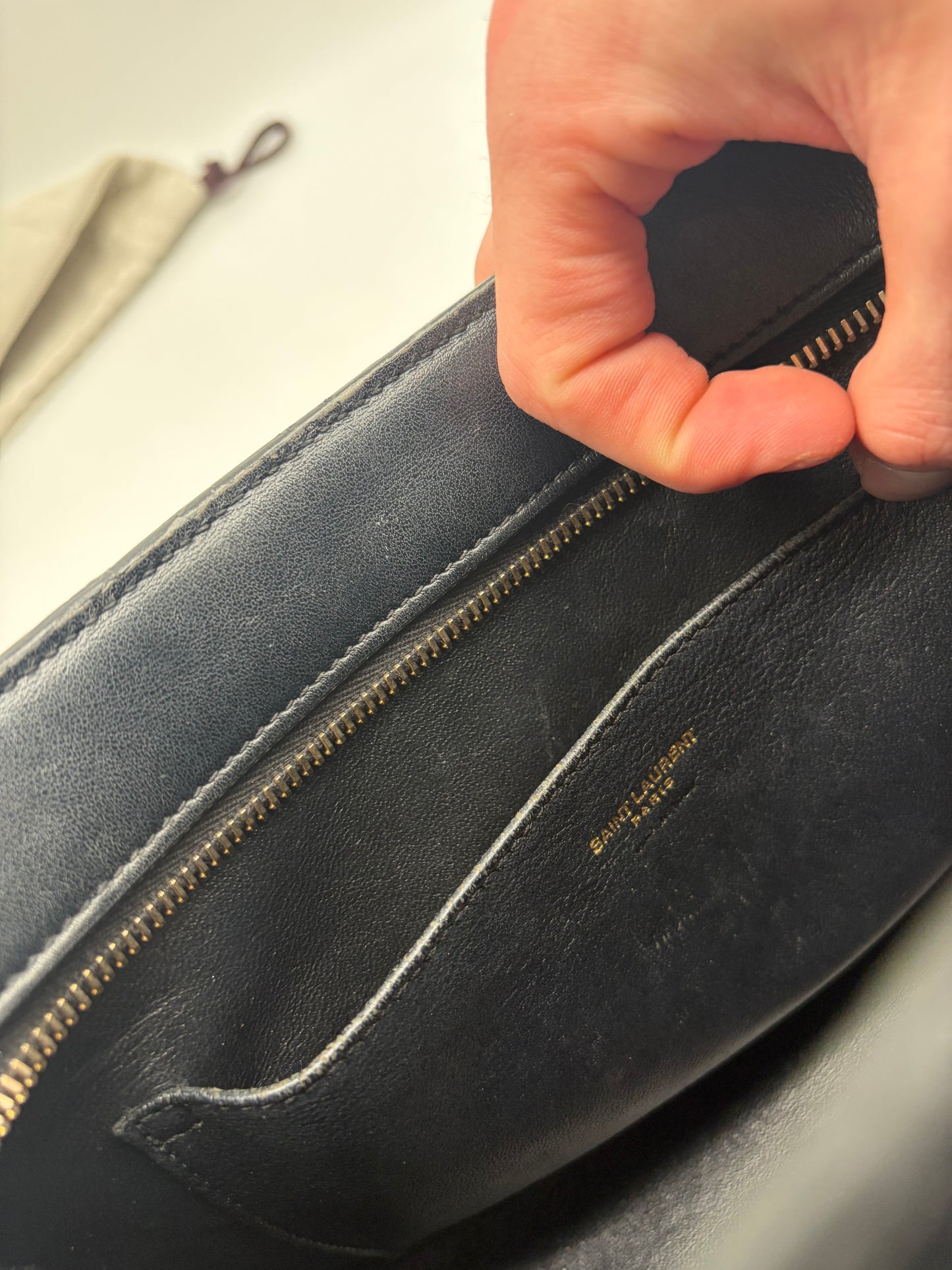Saint Laurent Baby Cabas Handtasche schwarz