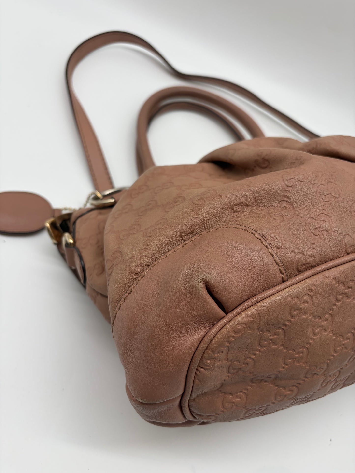 Gucci Guccissima GG Canvas 2Way Shoulder Bag rosa