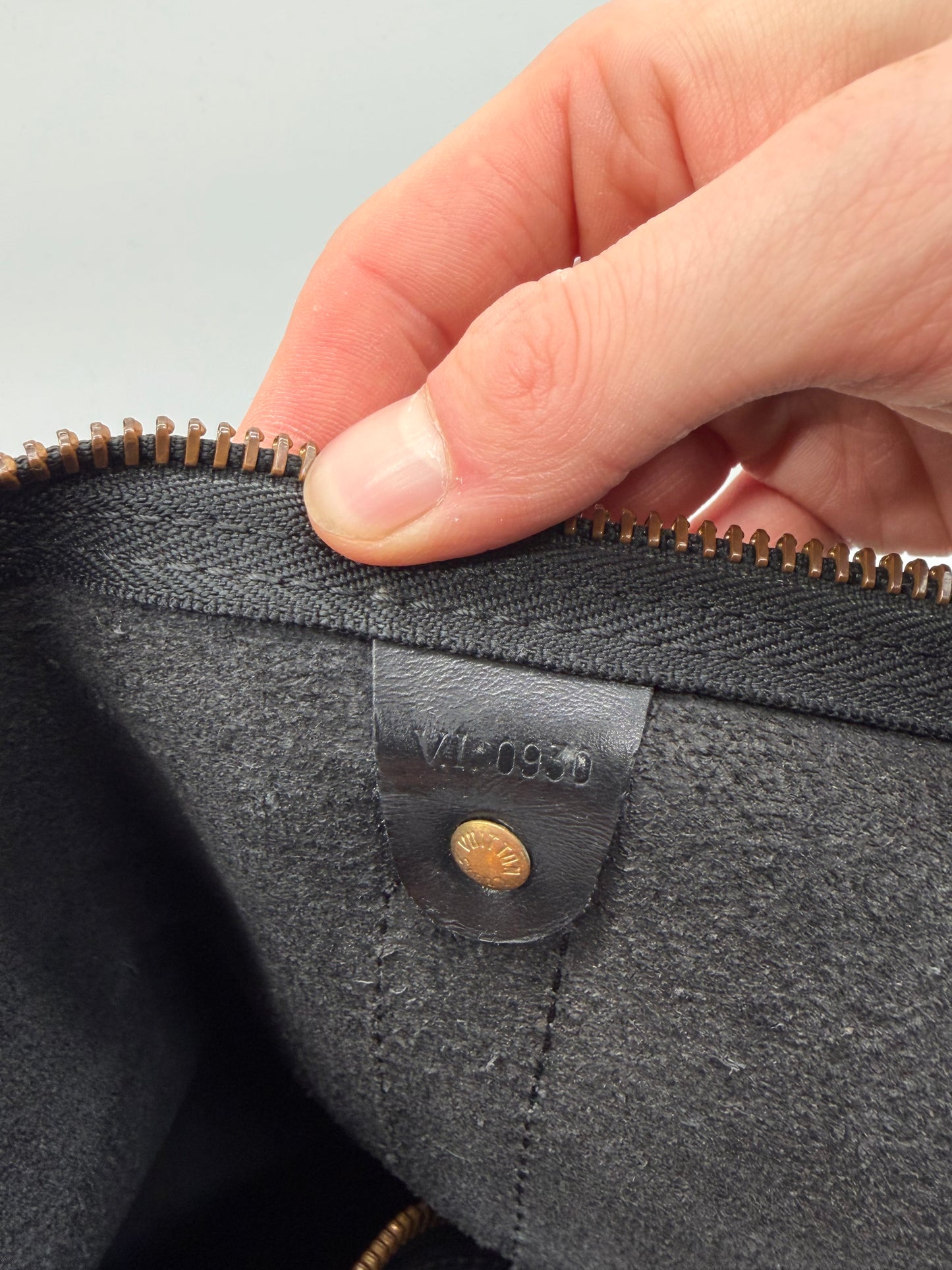 Louis Vuitton Keepall 60 Epi Leder Reisetasche schwarz